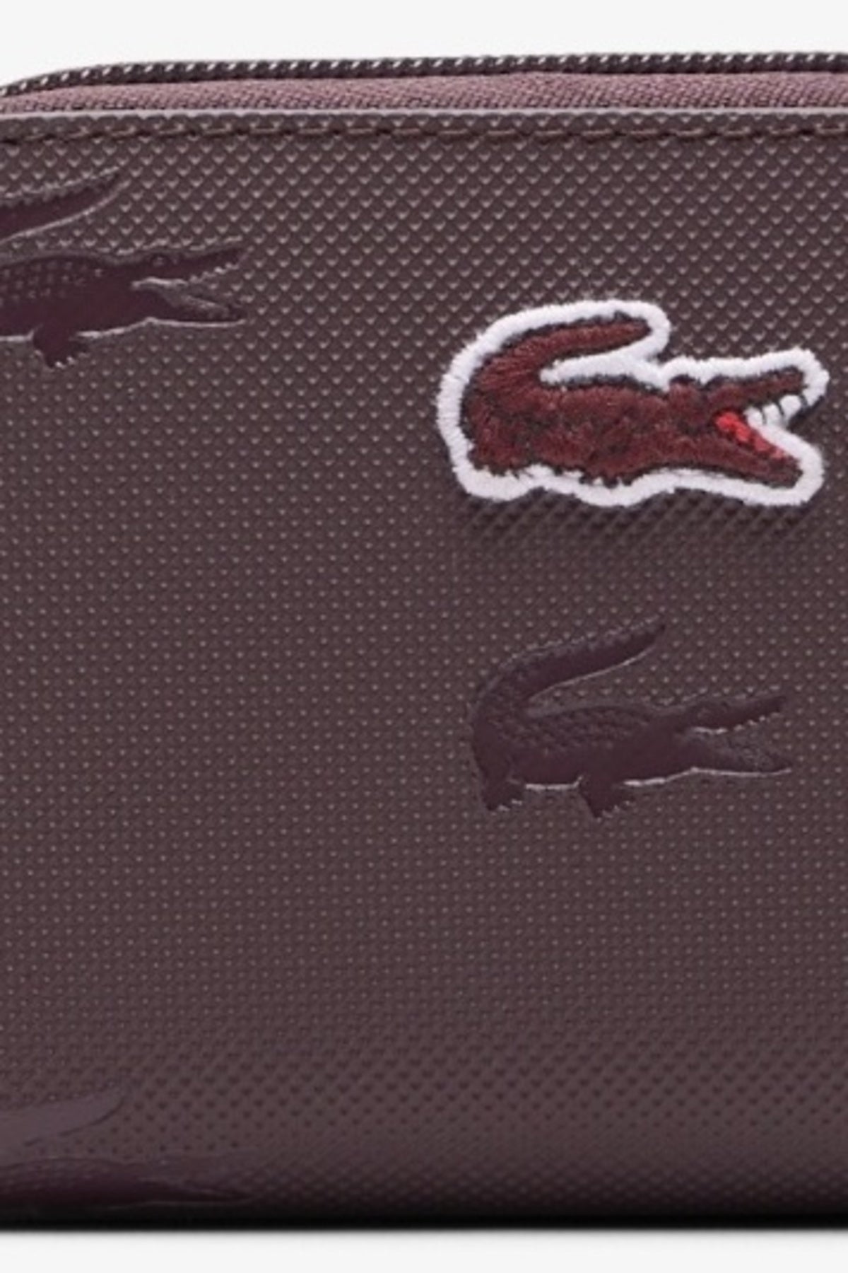 LACOSTE NF5507HN ZIP COIN WALLET en color MARRON (3)