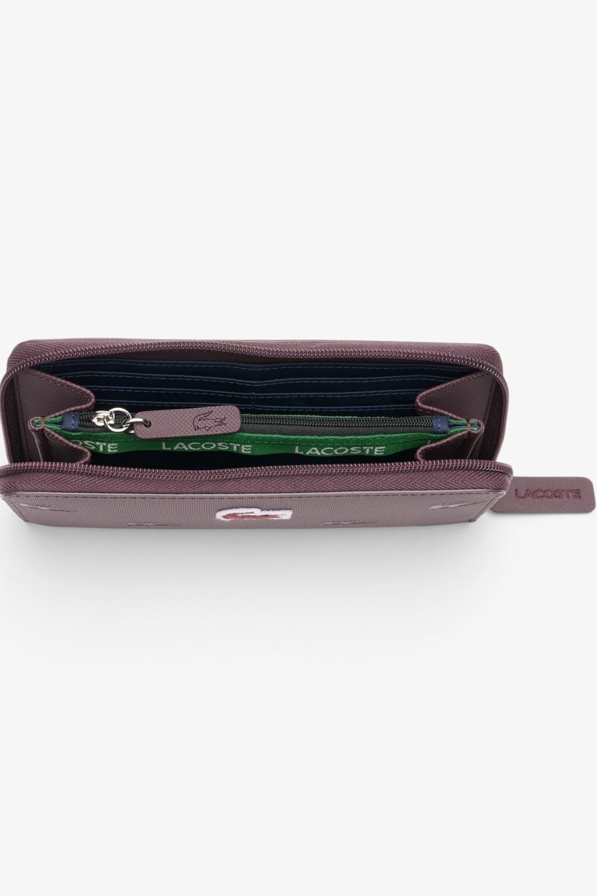LACOSTE NF5508HN ZIP WALLET en color MARRON (2)