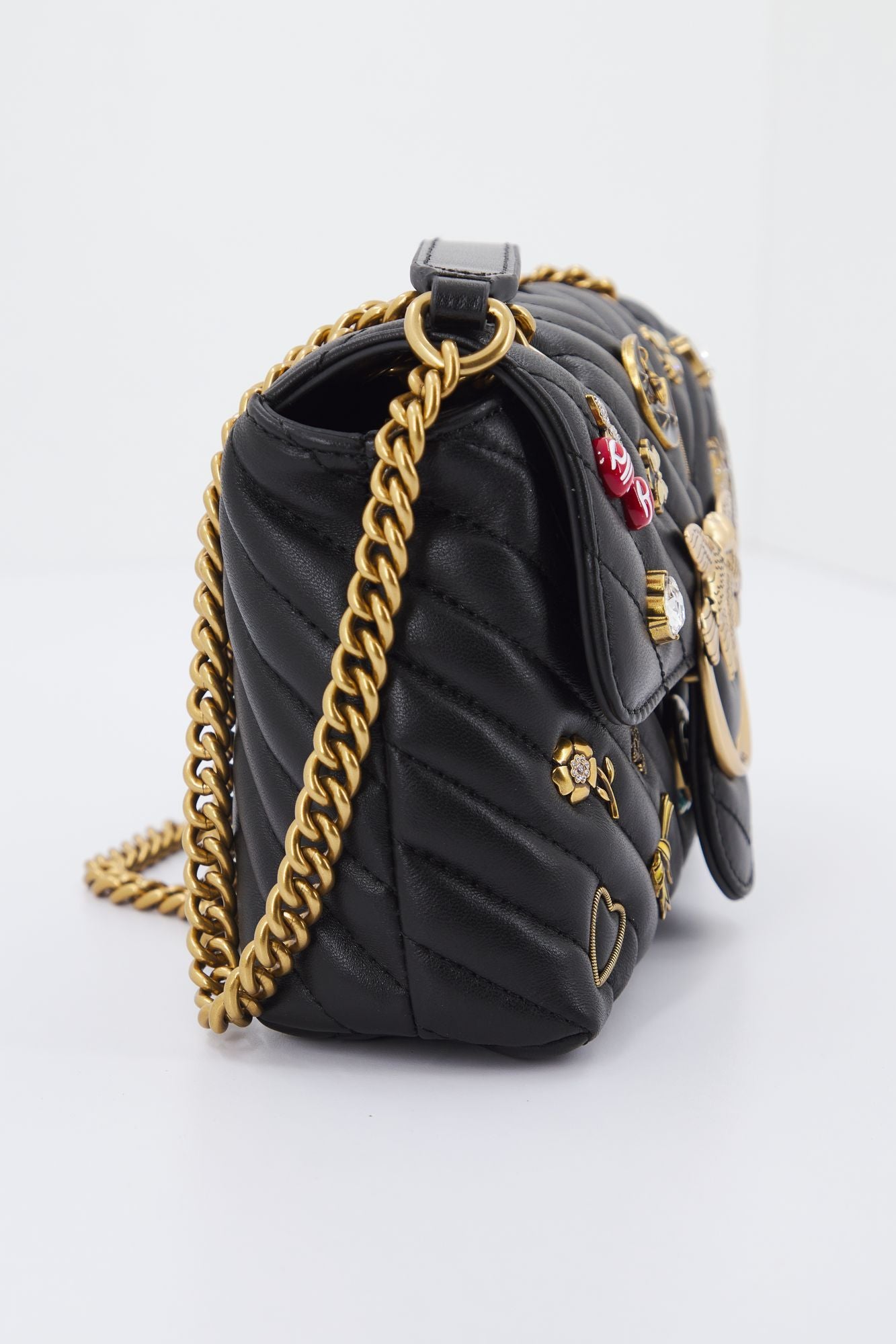 PINKO  LOVE MINI LADY PUFF en color NEGRO (2)