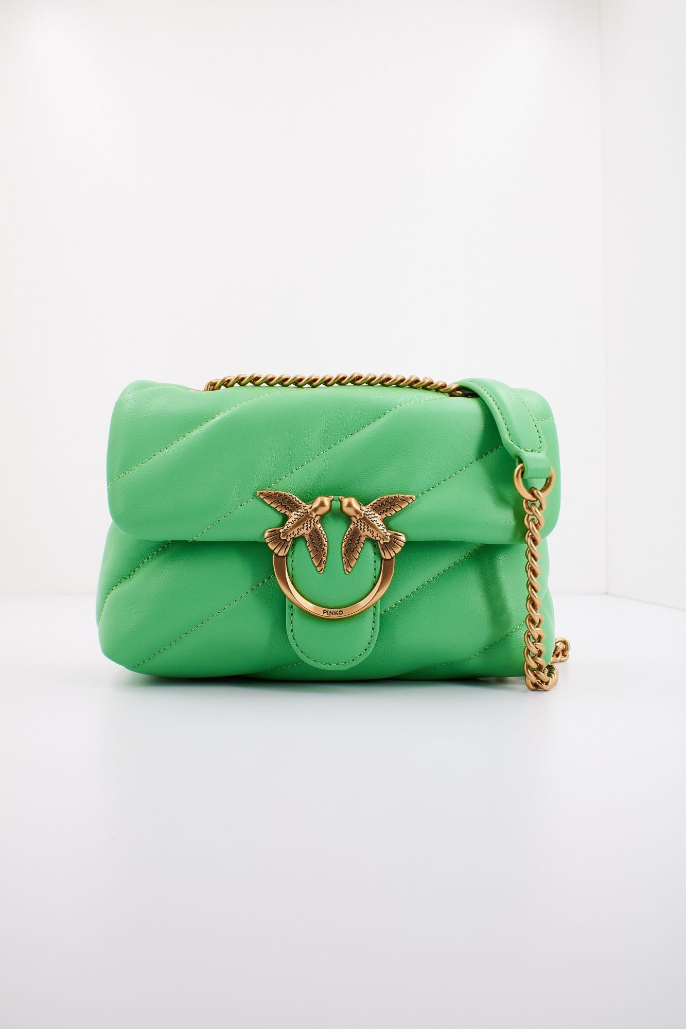 PINKO  LOVE MINI PUFF CL SHEEP en color VERDE (1)