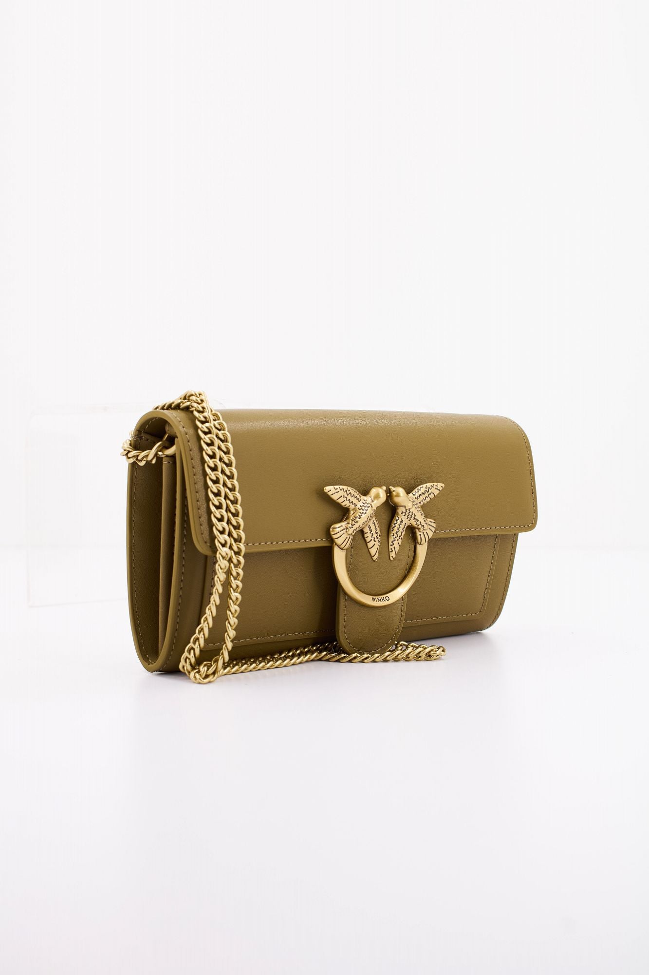 PINKO  LOVE ONE WALLET C VITEL en color VERDE (2)