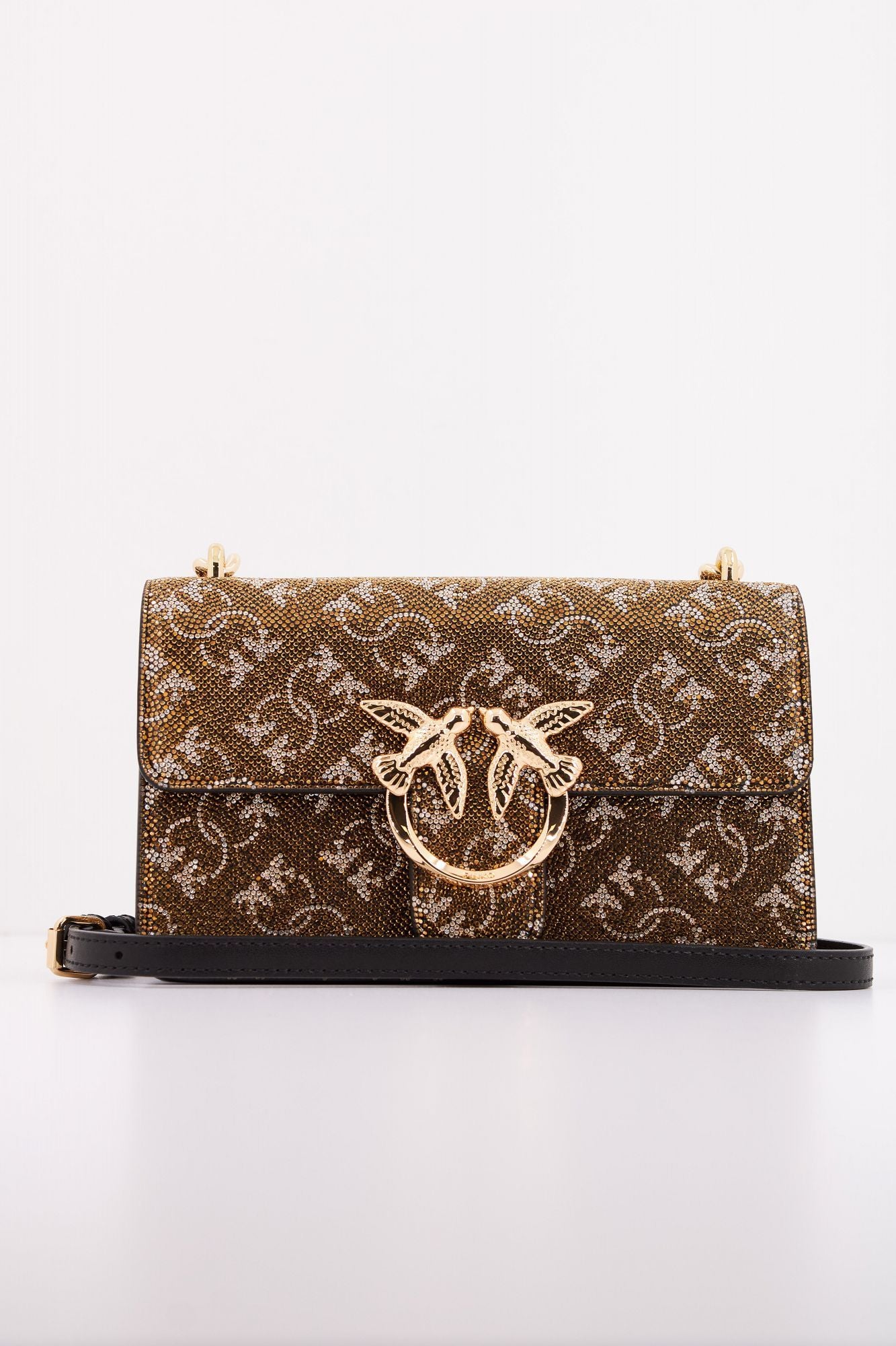 PINKO  LOVE ONE MINI LIGHT CL en color ORO (1)