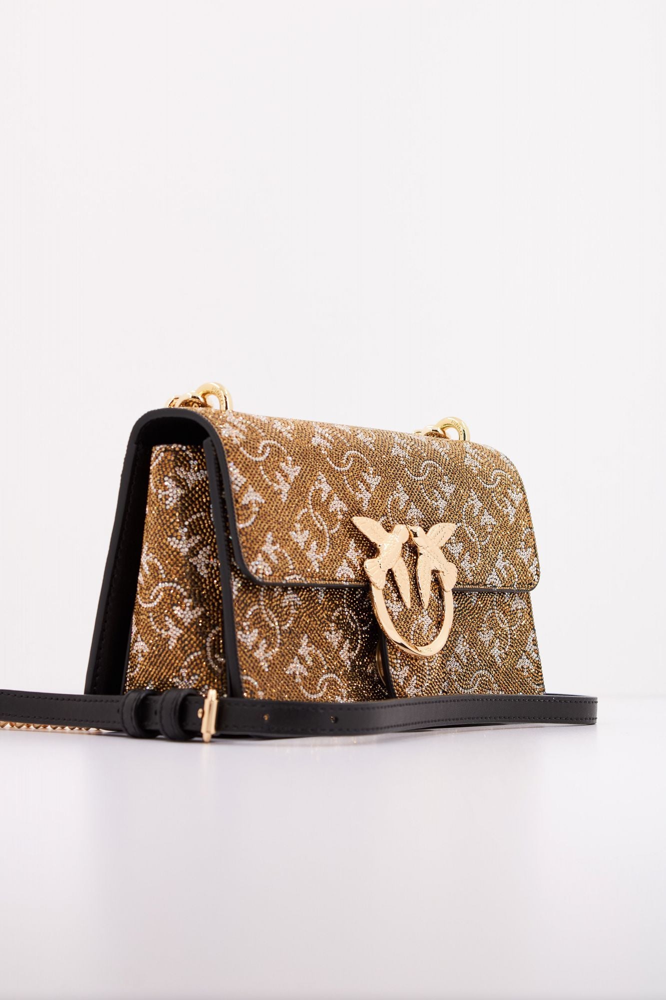 PINKO  LOVE ONE MINI LIGHT CL en color ORO (2)