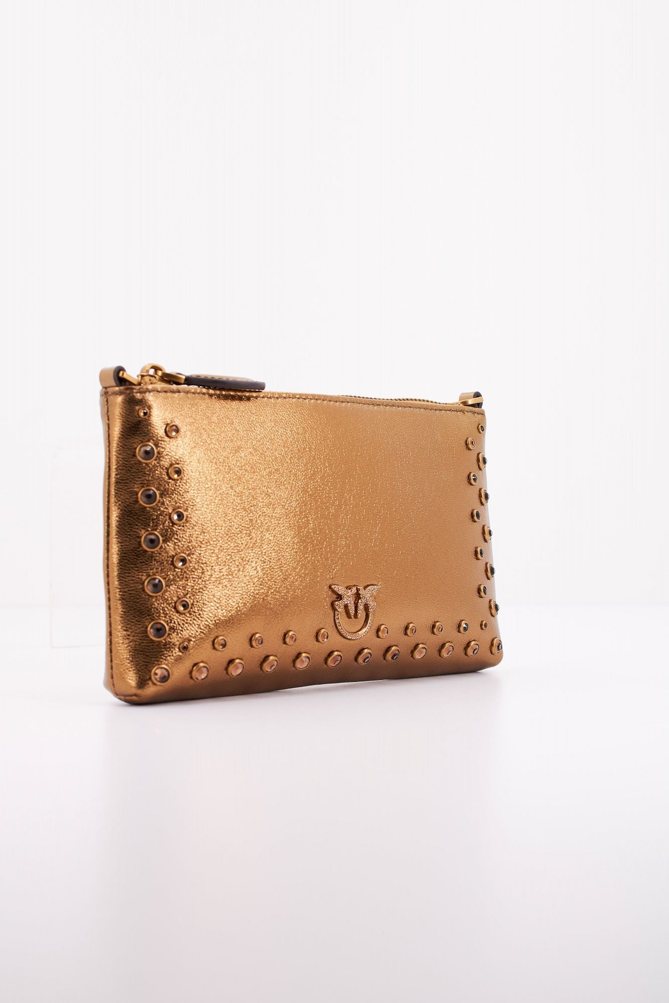 PINKO FLAT HORIZONTAL MINI en color BRONCE (2)