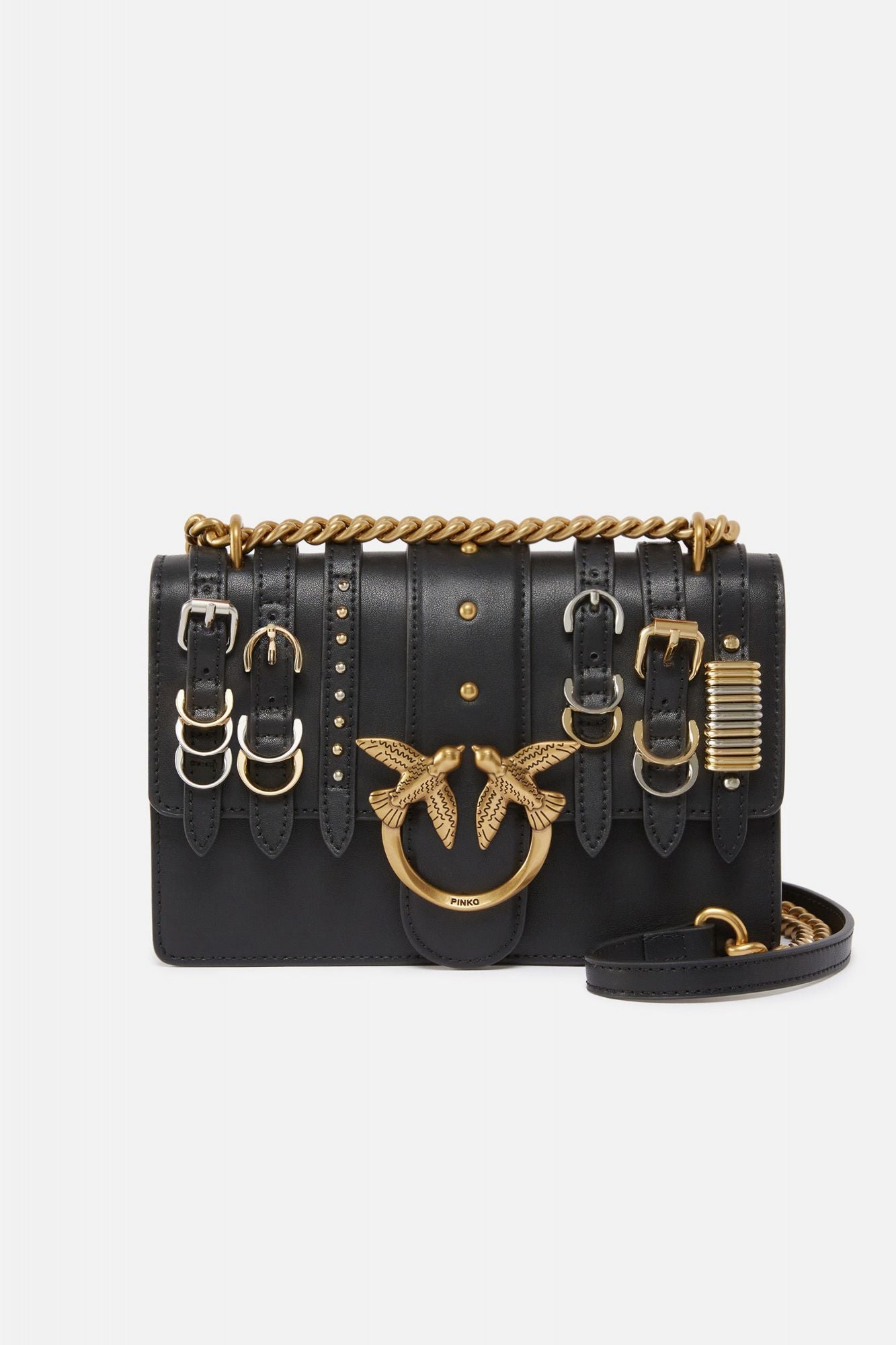 PINKO  LOVE ONE MINI LIG en color NEGRO (1)