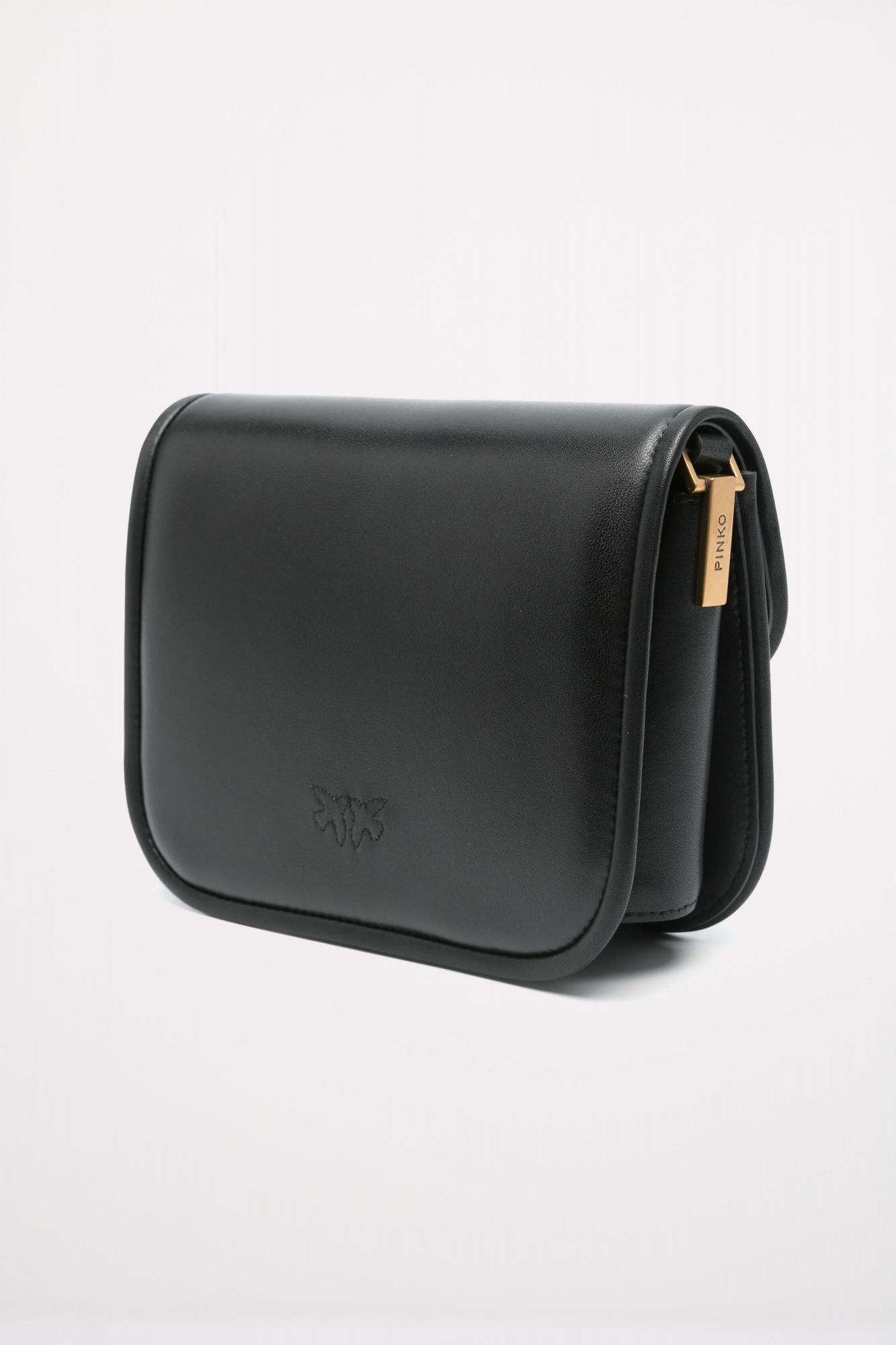PINKO  LOVE BOX BAG FL M en color NEGRO (3)