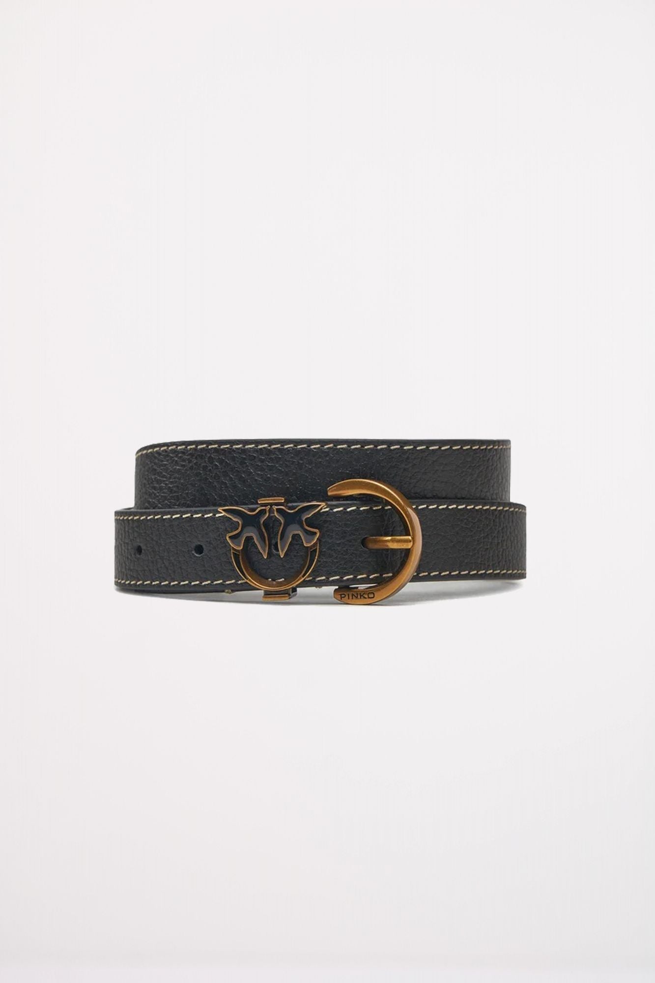 PINKO TAMBORIL H2,5 BELT en color NEGRO (1)