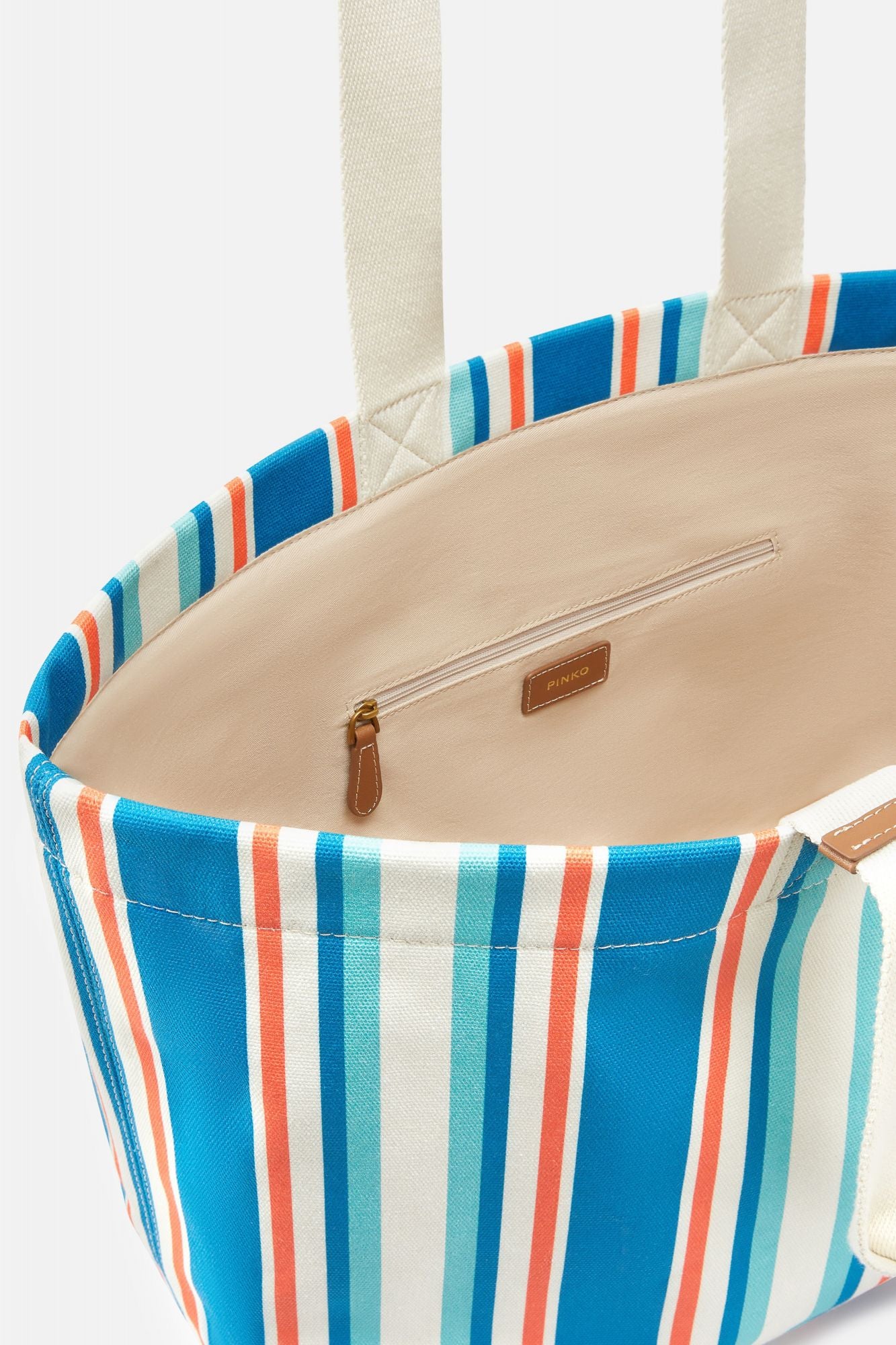 PINKO SHOPPING BAG EXTRA en color AZUL (4)