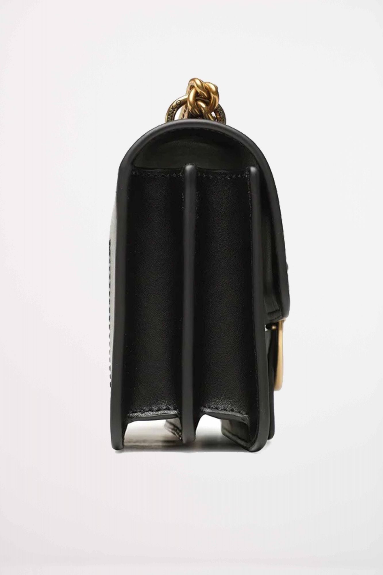 PINKO LOVE ONE MINI DC VITELL en color NEGRO (2)