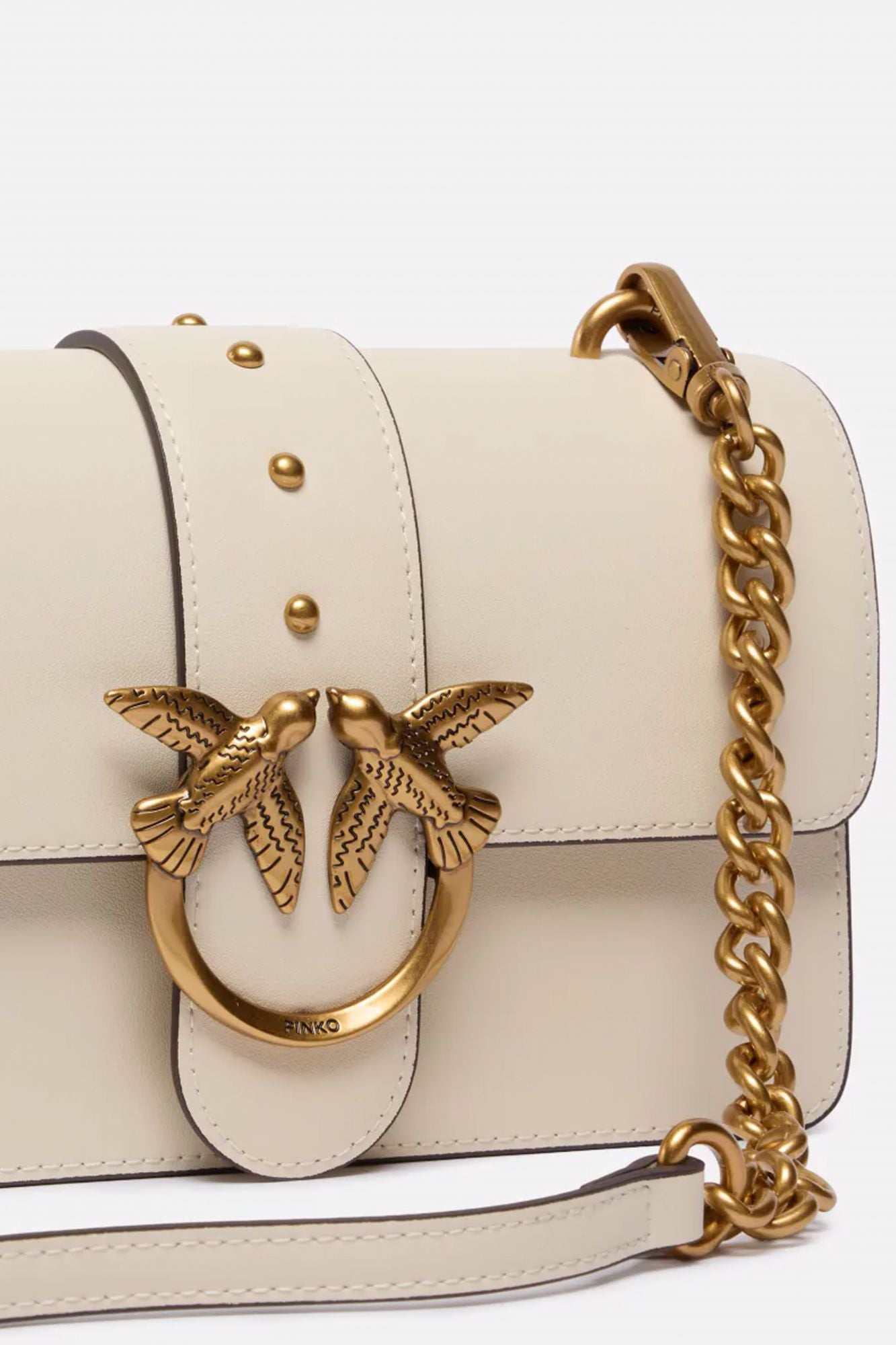 PINKO LOVE ONE MINI ST. CL VI  en color BEIS (4)