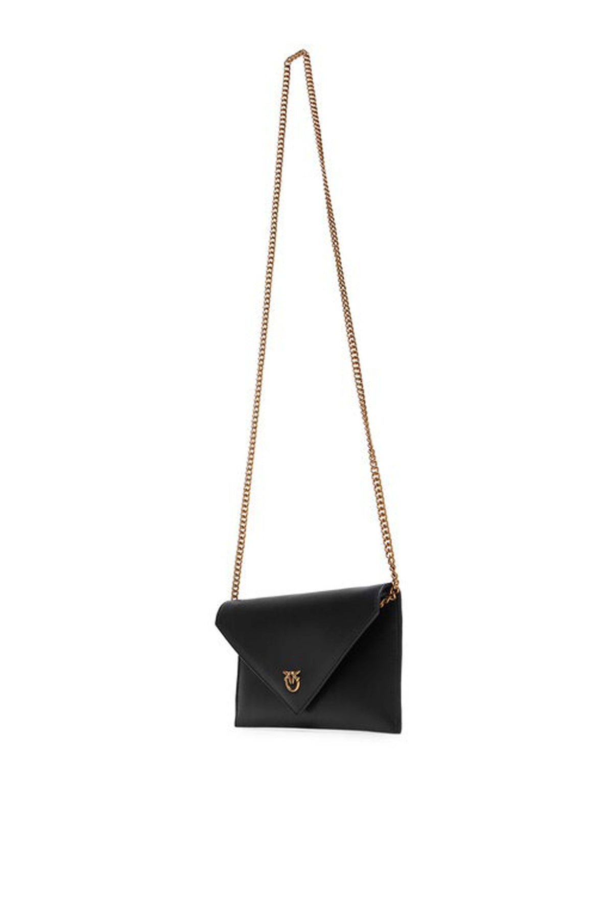 PINKO FLAT PURSE MINI en color NEGRO (4)