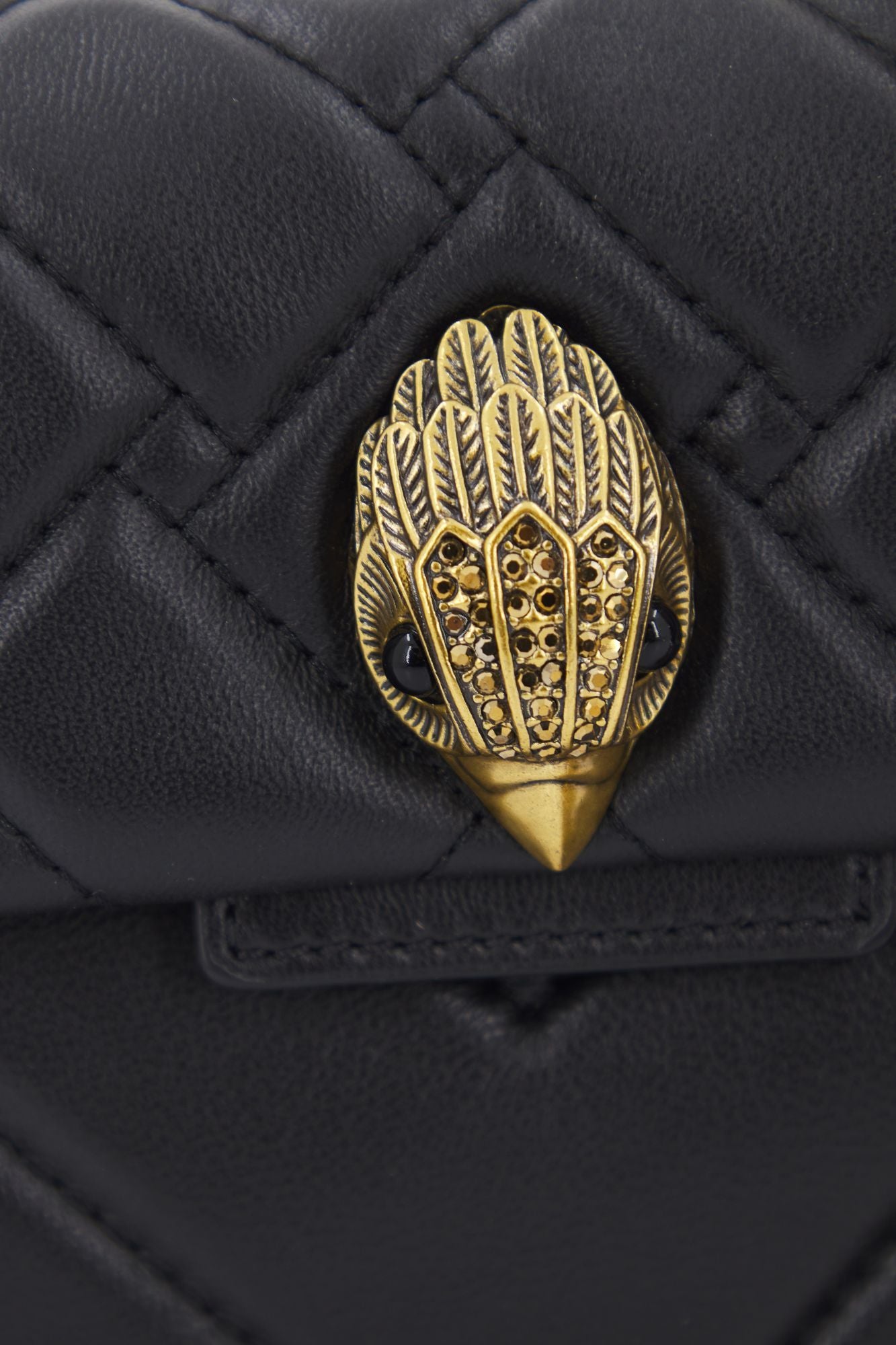 KURT GEIGER LONDON  MINI KENSINGTON X BAG en color NEGRO (4)