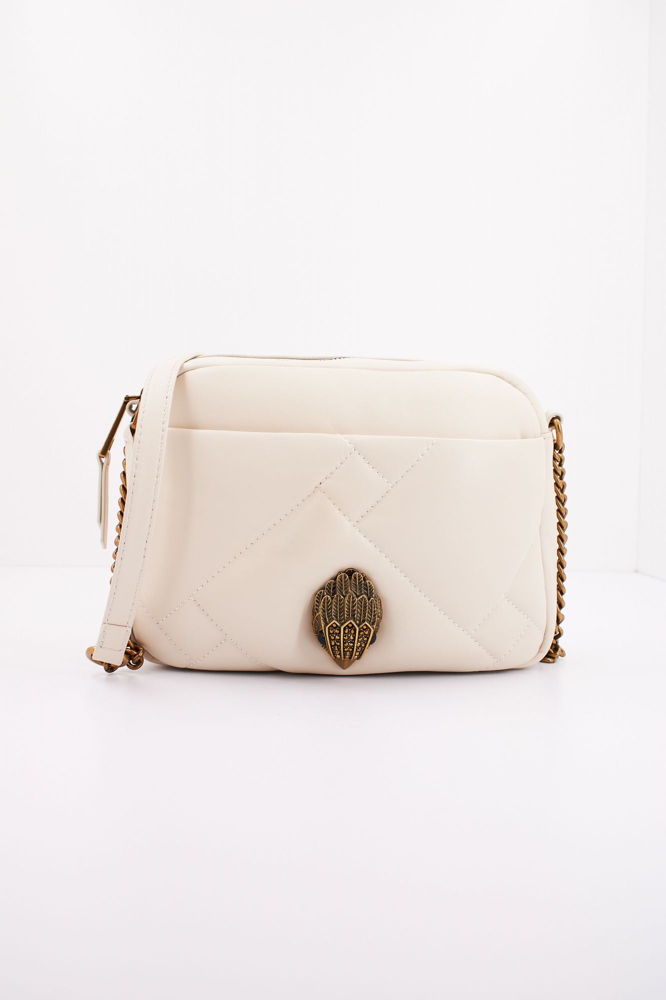 KURT GEIGER LONDON KENSINGTON PUFF CAMERA en color BLANCO (1)