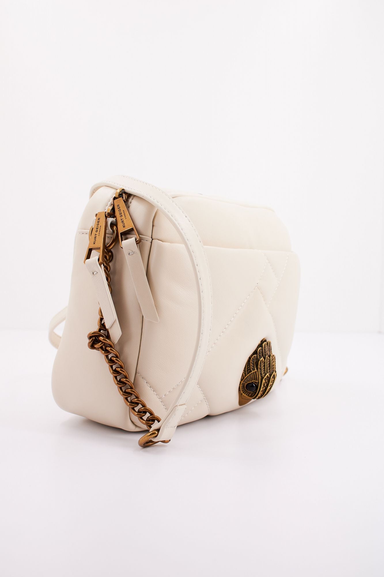 KURT GEIGER LONDON KENSINGTON PUFF CAMERA en color BLANCO (2)