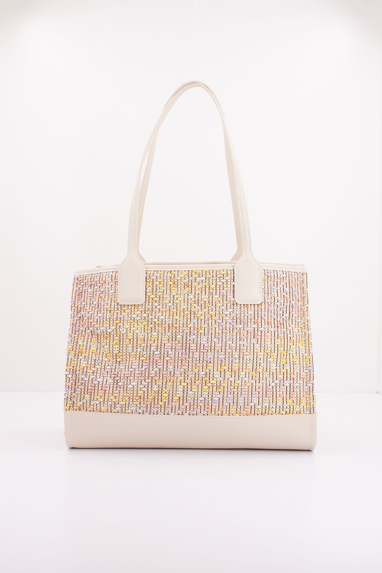 KURT GEIGER LONDON RAFFIA SQ SM SHOPPER en color BEIS (3)