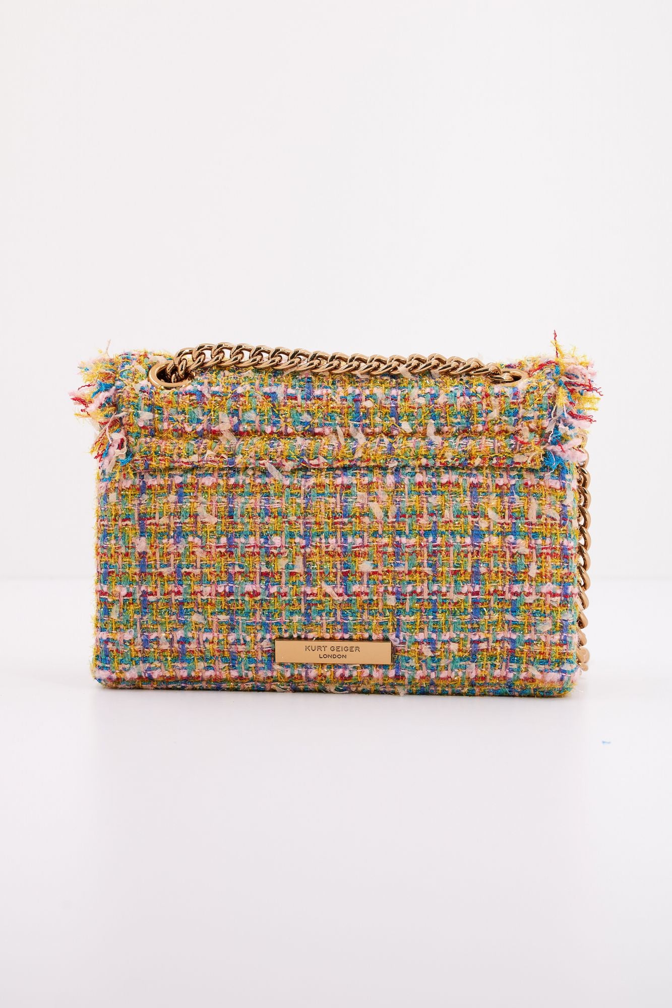KURT GEIGER LONDON  TWEED MINI KENSINGTON en color MULTICOLOR (3)
