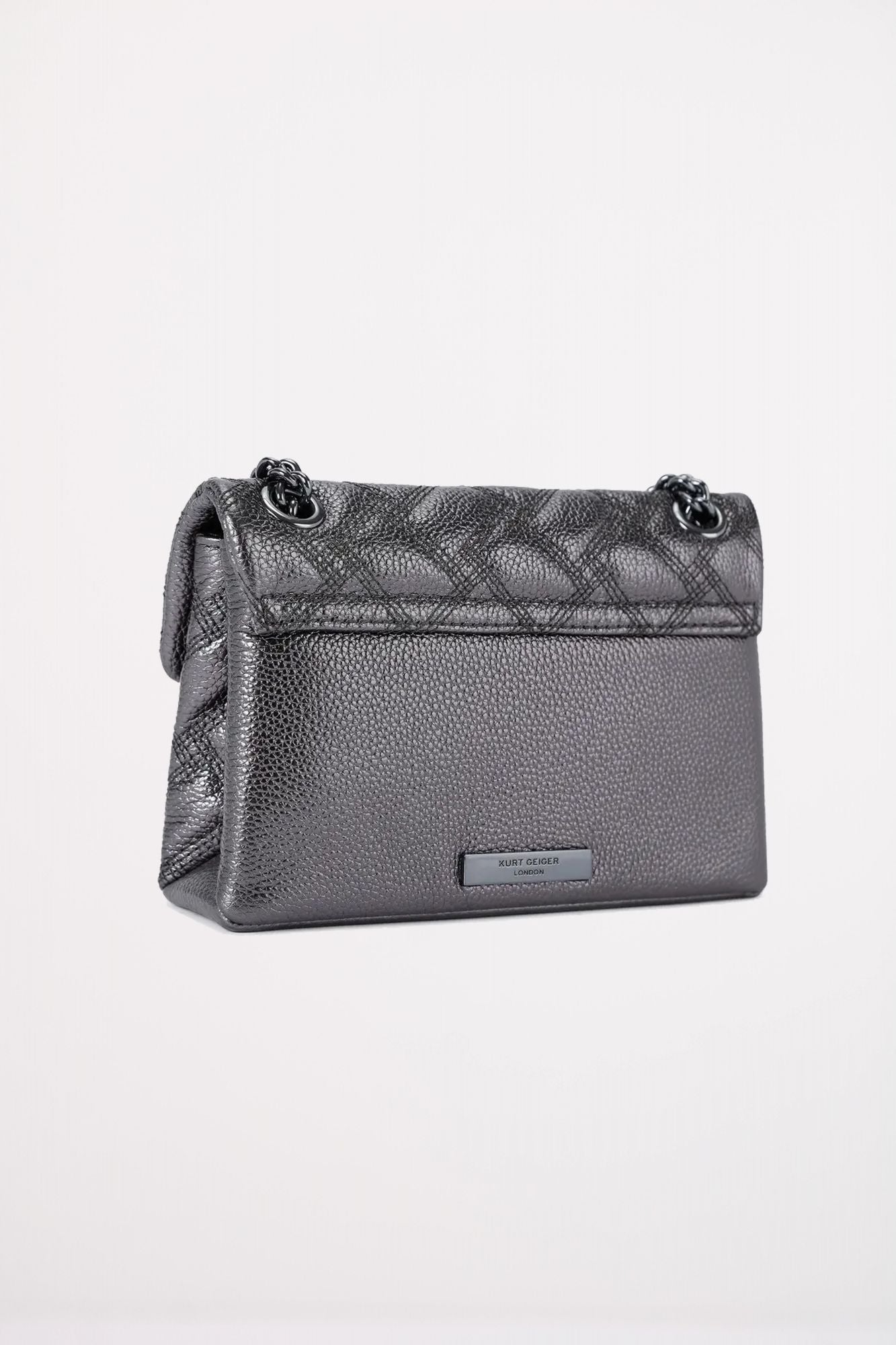 KURT GEIGER LONDON MINI KENSINGTON DRENCH en color GRIS (3)