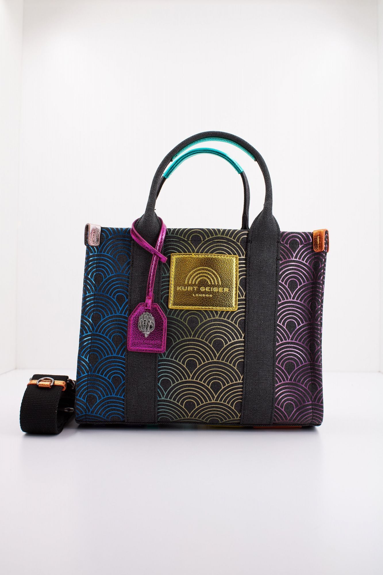 KURT GEIGER LONDON  SMALL SOUTHBANK TOTE en color NEGRO (1)