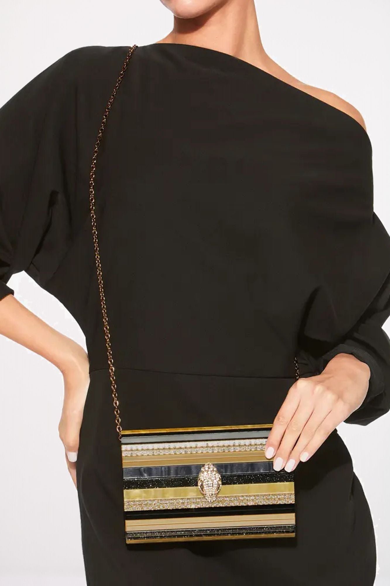 KURT GEIGER LONDON PARTY EAGLE CLUTCH en color MULTICOLOR (4)