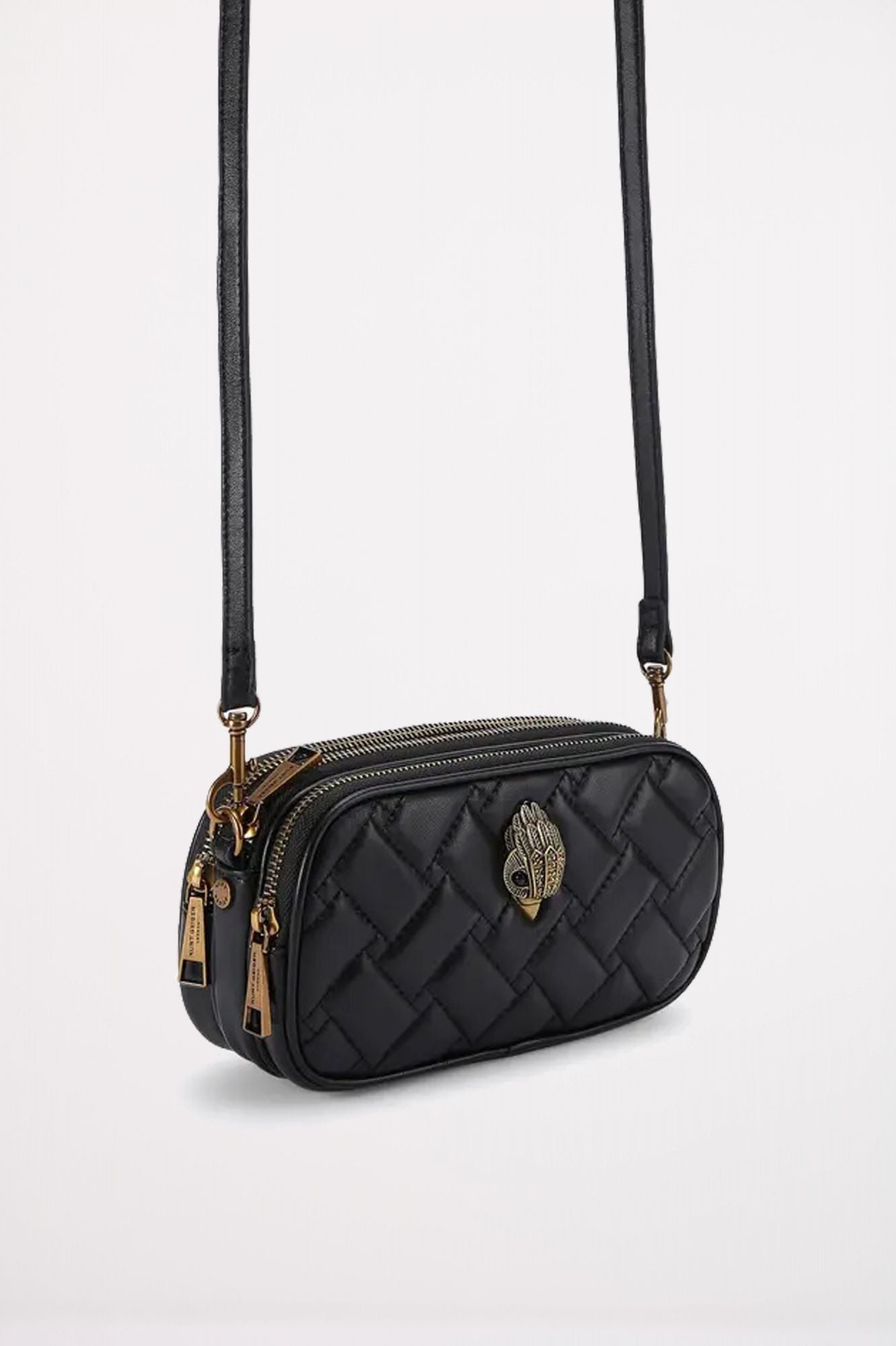 KURT GEIGER LONDON 3ZIP KENSINGTON C en color NEGRO (2)