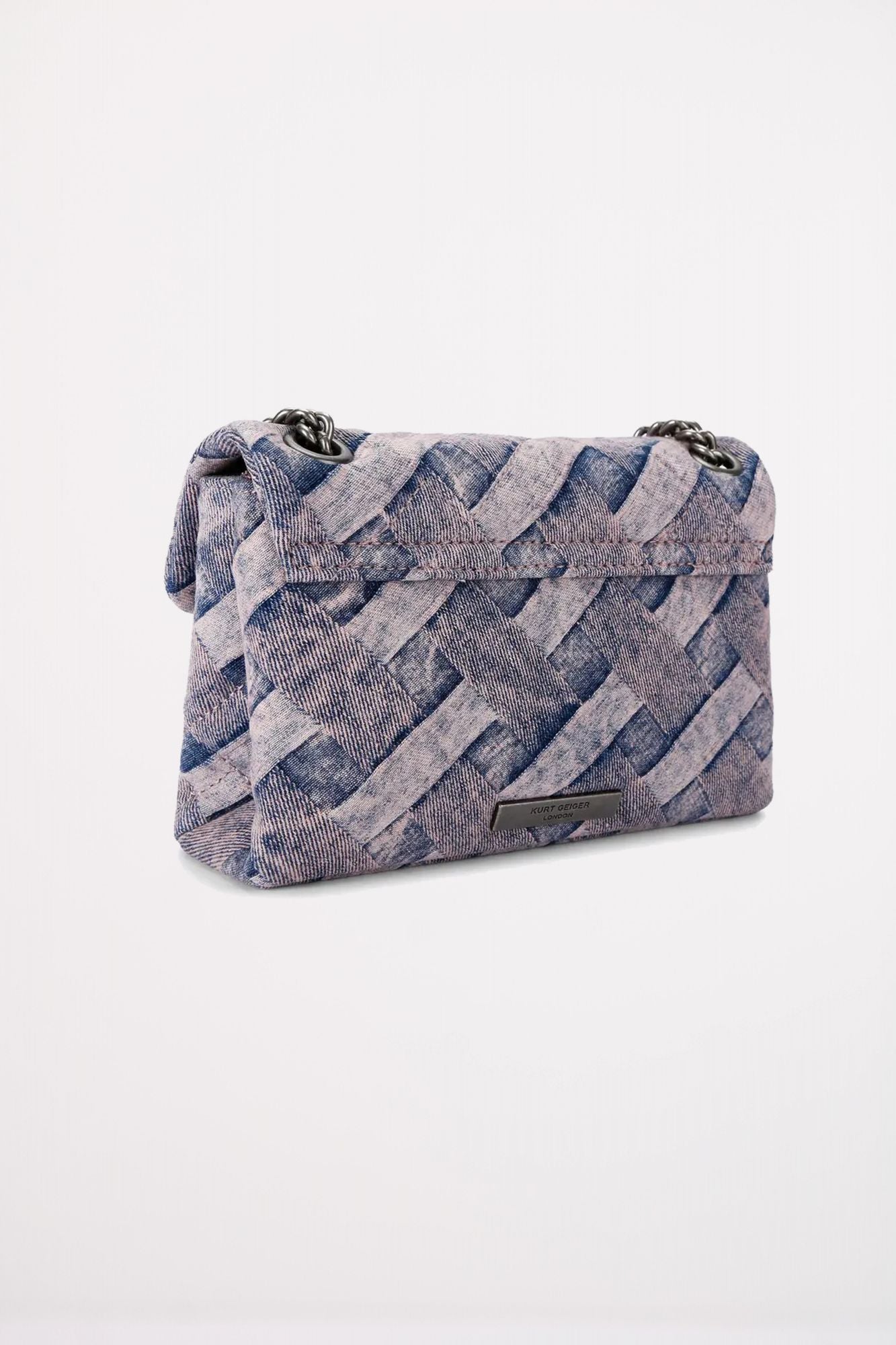 KURT GEIGER LONDON MINI KENSINGTON SOFT BAG en color ROSA (3)