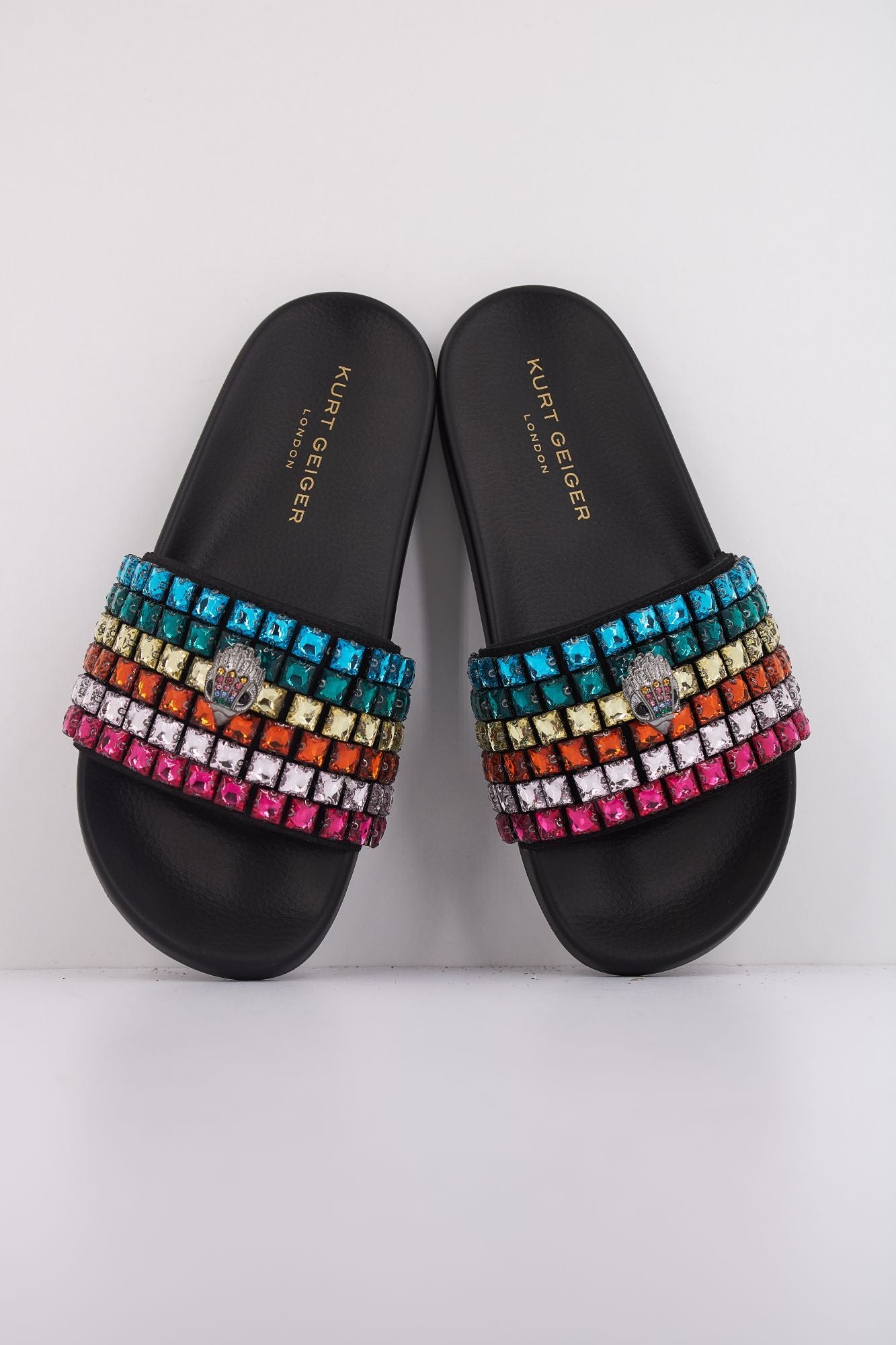 KURT GEIGER LONDON MEENA EAGLE JEWEL en color NEGRO (3)