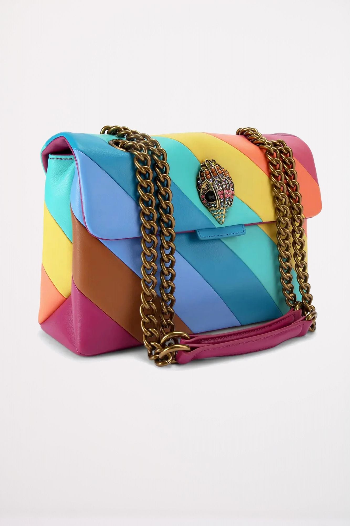 KURT GEIGER LONDON  LEATHER KENSINGTON BAG en color MULTICOLOR (2)