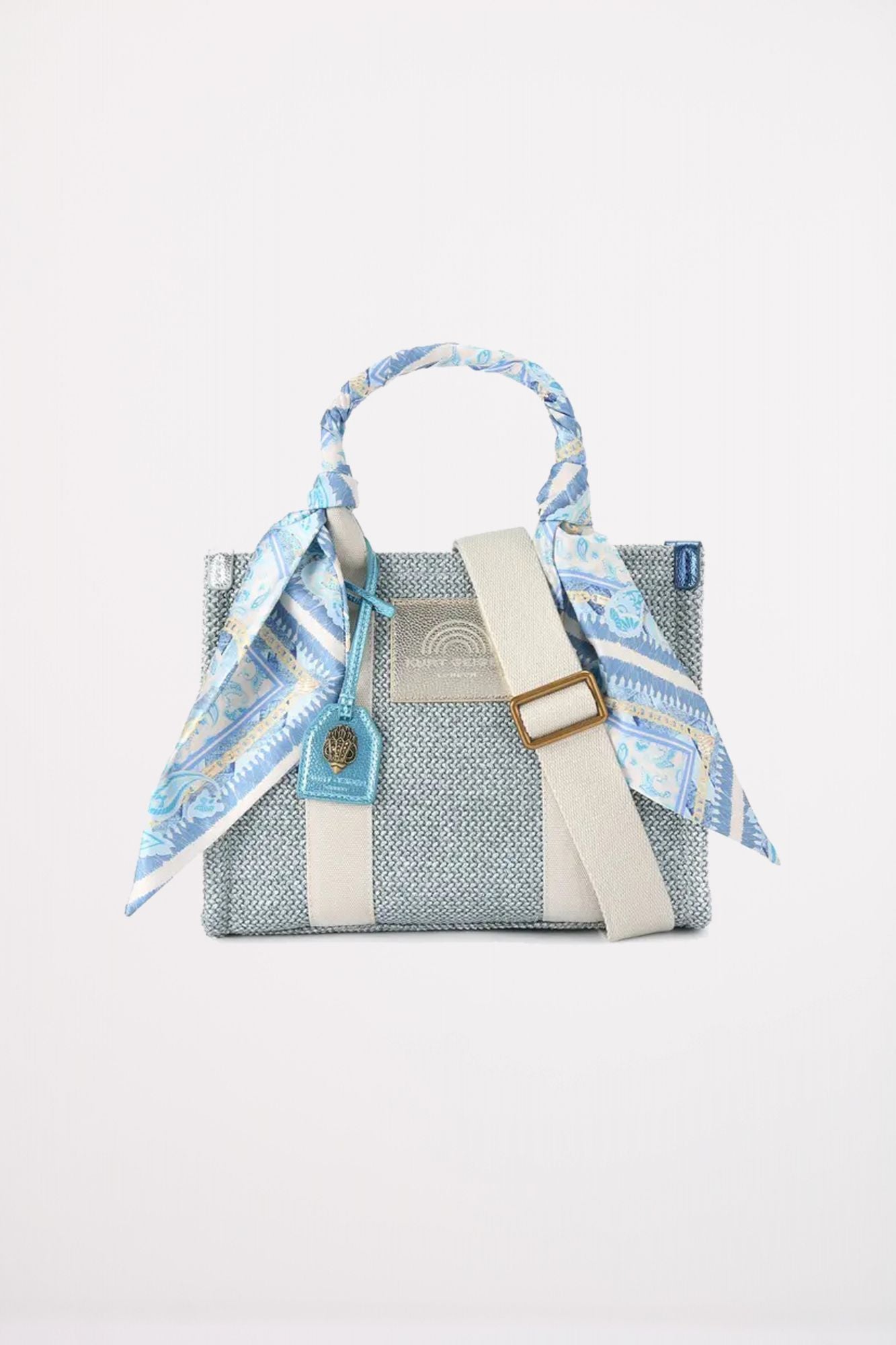 KURT GEIGER LONDON SMALL SOUTHBANK TOTE en color AZUL (1)