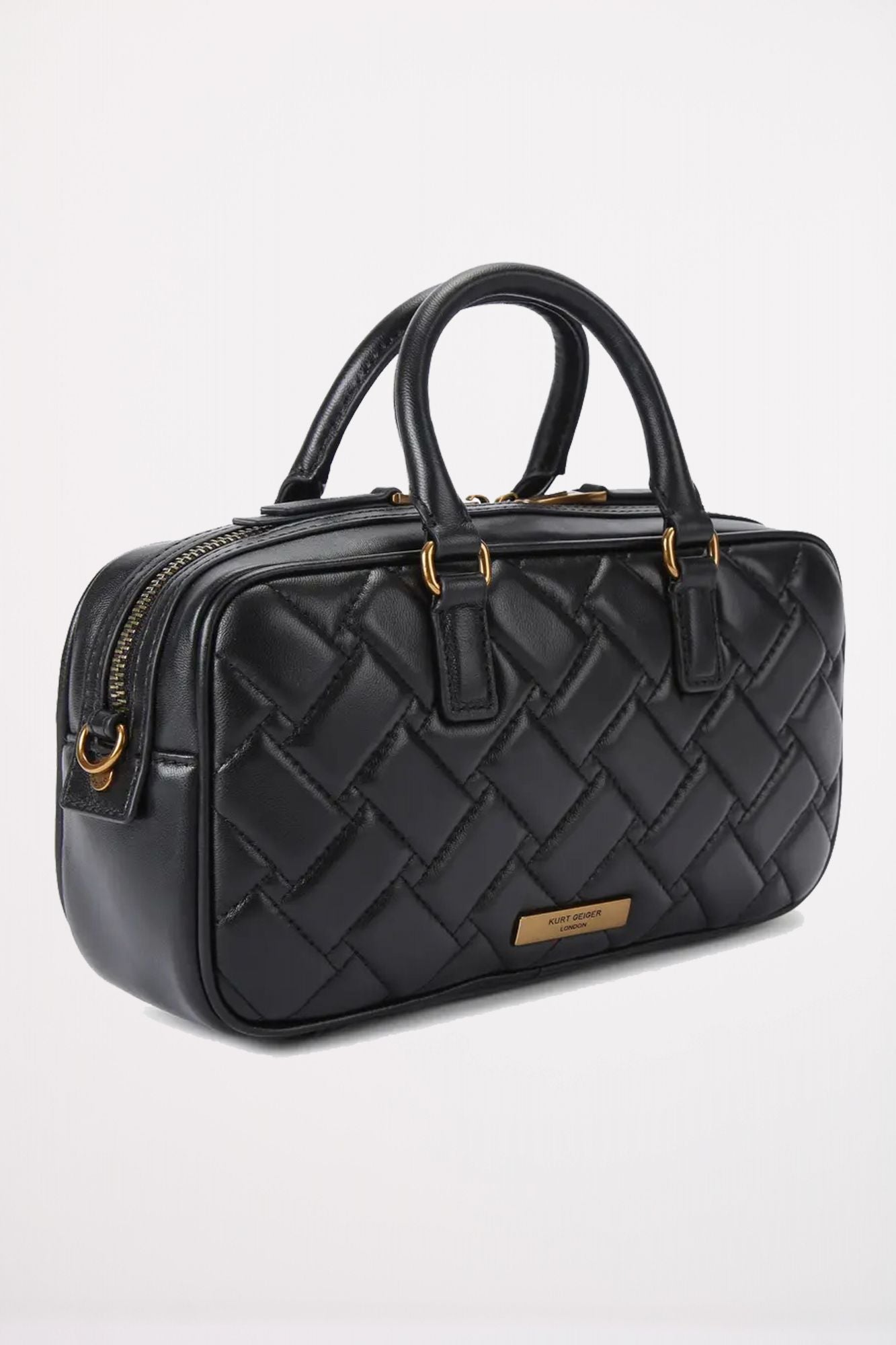 KURT GEIGER LONDON SM KENSINGTON DUFFLE BAG en color NEGRO (3)