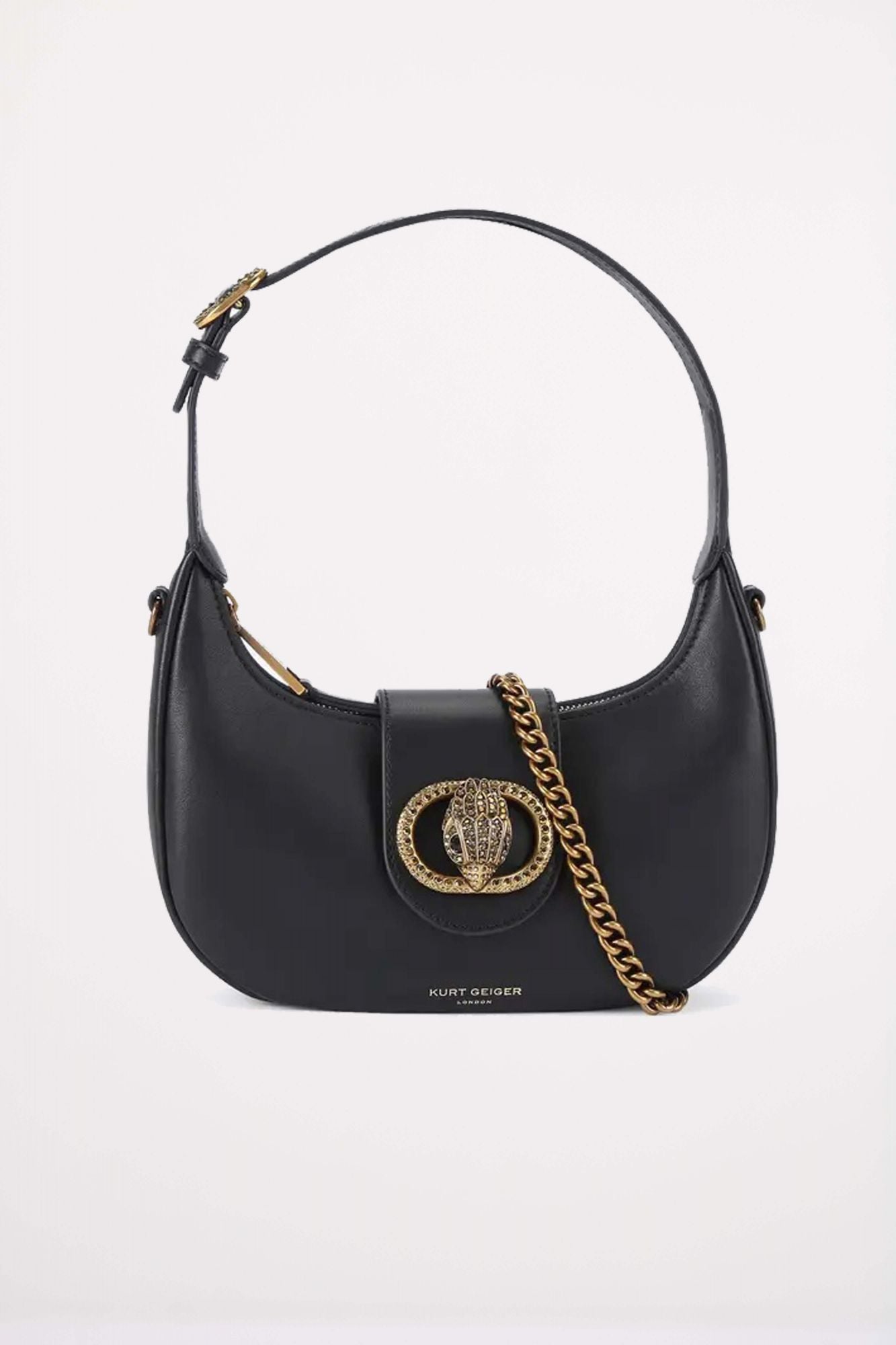 KURT GEIGER LONDON SM CHELSEA HOBO en color NEGRO (1)