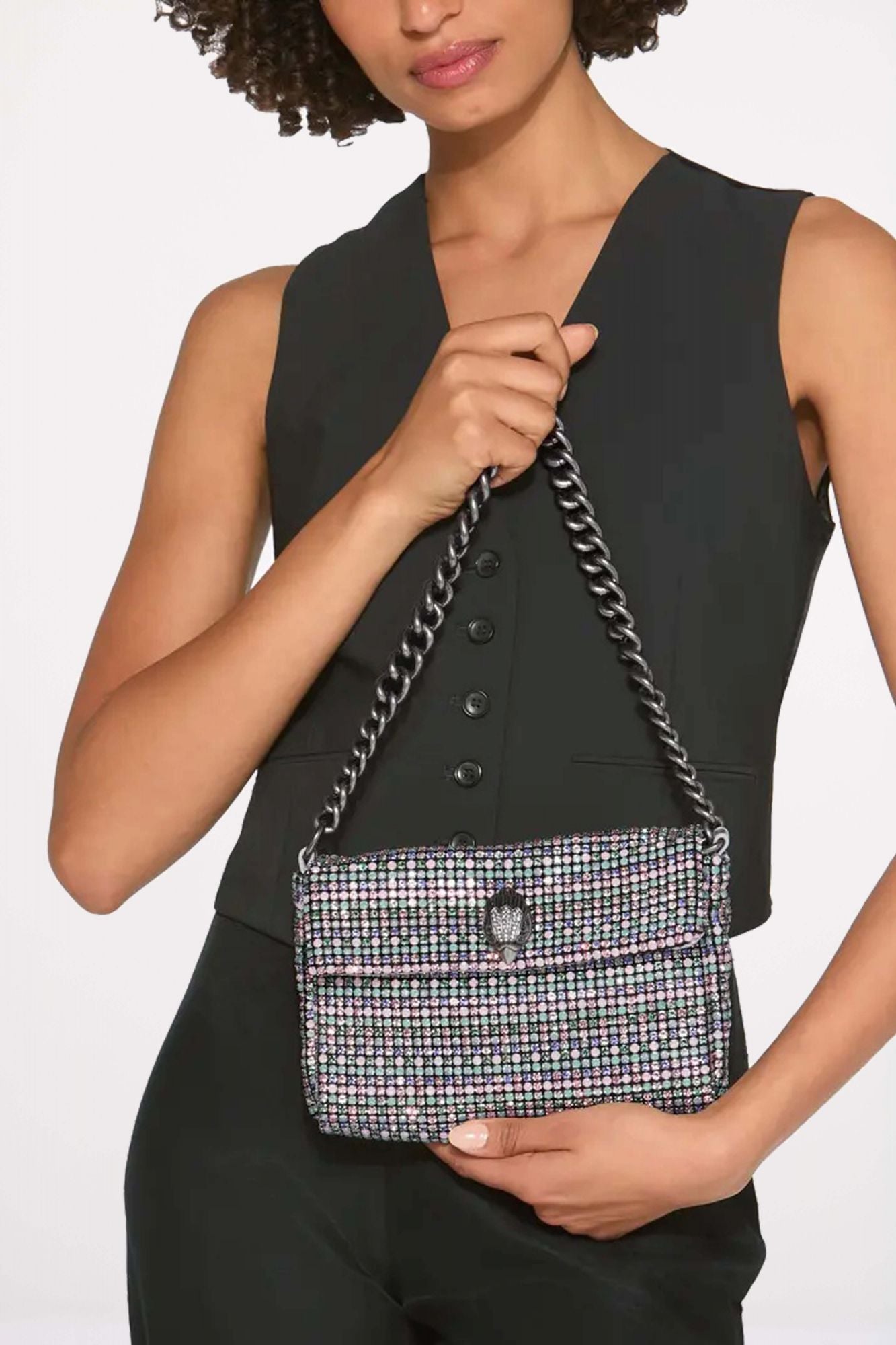 KURT GEIGER LONDON SM PARTY SHOULDER BAG en color MULTICOLOR (4)