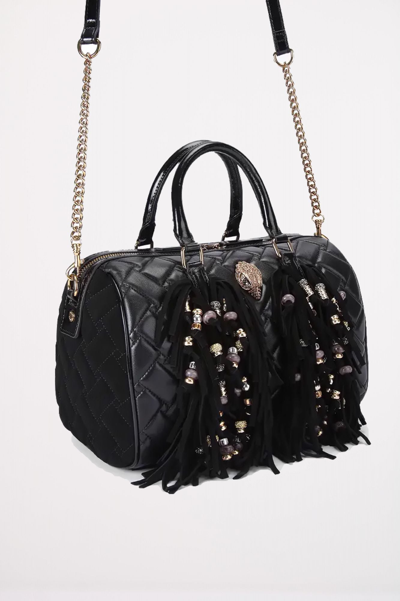 KURT GEIGER LONDON KENSINGTON BOSTON FRING en color NEGRO (3)