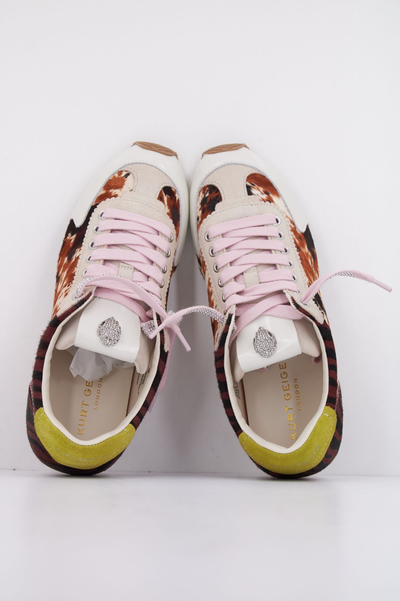 KURT GEIGER LONDON  ISLINGTON SNEAKER  en color ANIMAL PRINT (3)