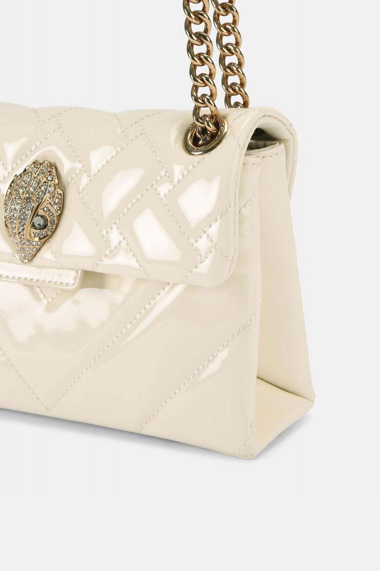 KURT GEIGER LONDON LEATHER MINI KENSINGTON en color NUDE (4)