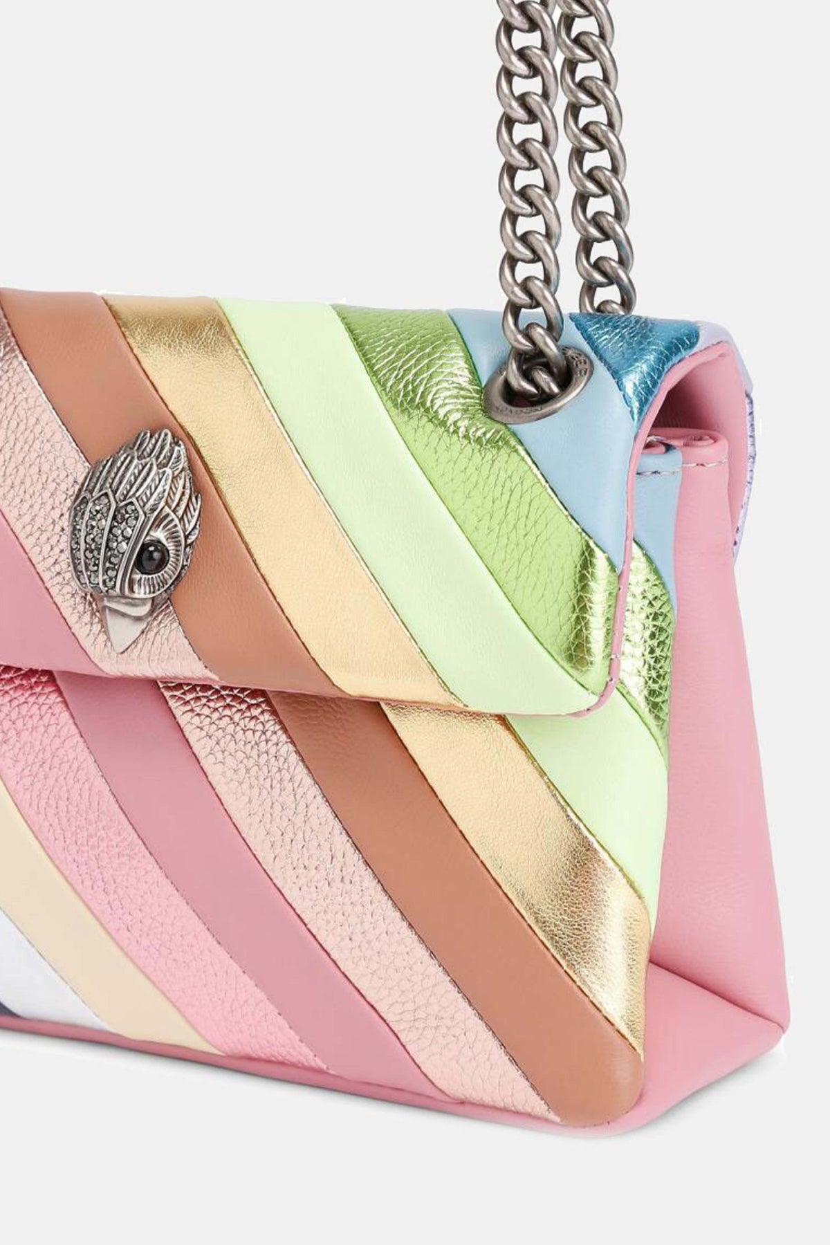 KURT GEIGER LONDON  LEATHER MINI KENSINGTON  en color MULTICOLOR (4)