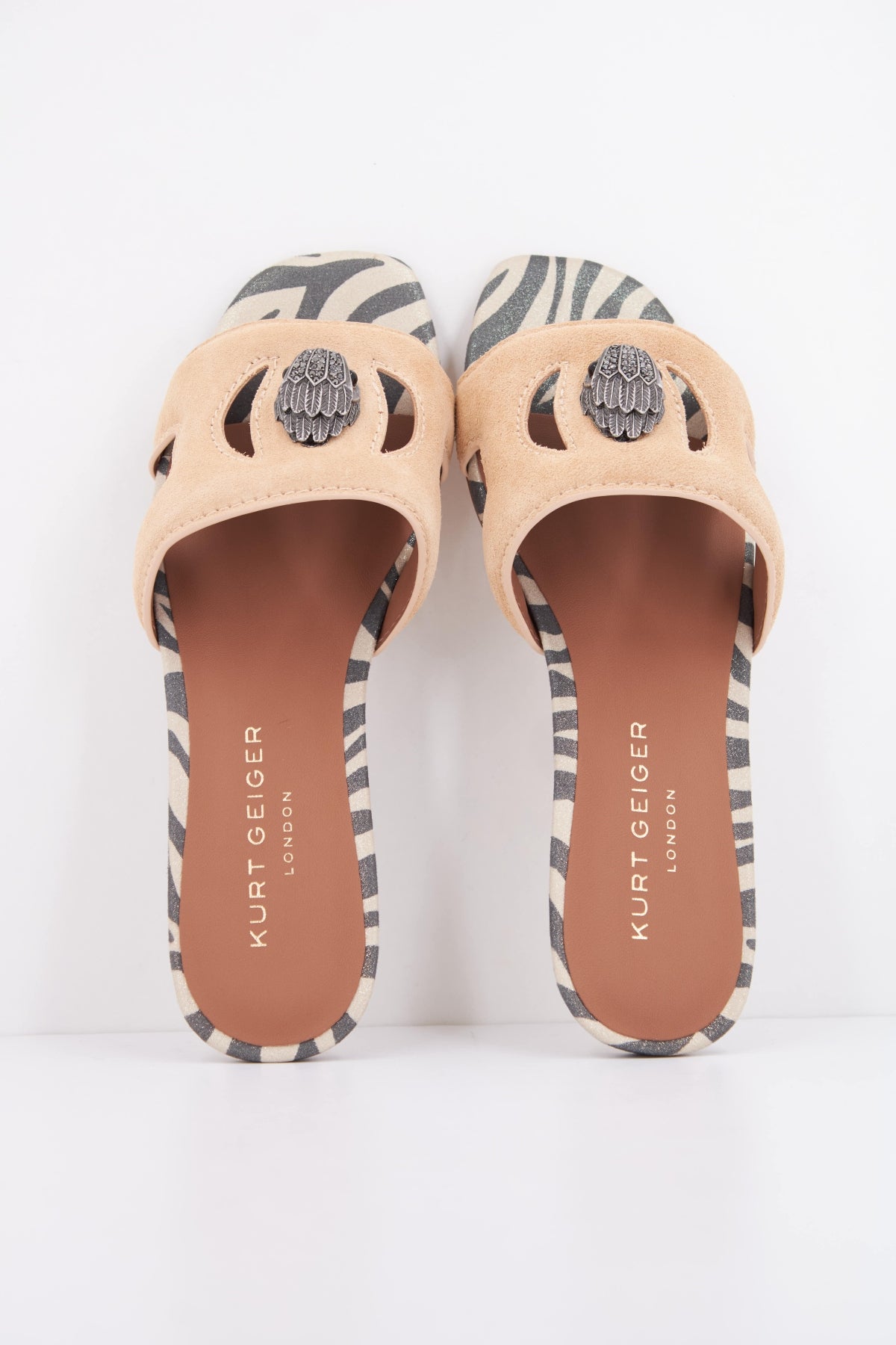 KURT GEIGER LONDON  EAGLE CUT OUT  en color MARRON CLARO (3)