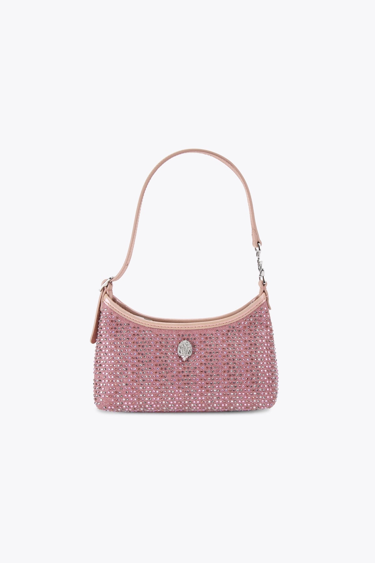 KURT GEIGER LONDON FABRIC KURT MINI SHOULD en color ROSA (2)