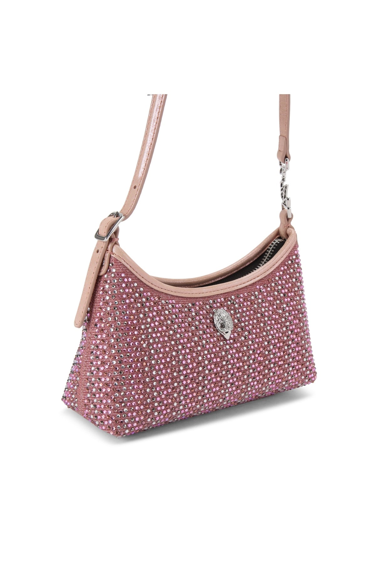 KURT GEIGER LONDON FABRIC KURT MINI SHOULD en color ROSA (3)