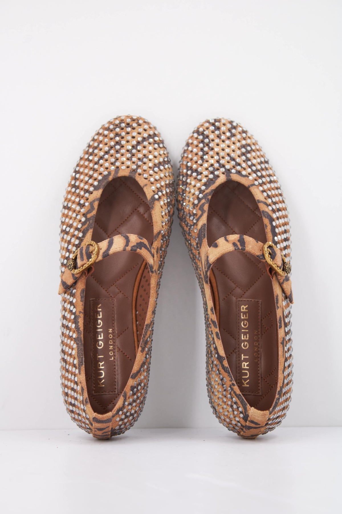 KURT GEIGER LONDON 2656346209K MAYFAIR BALLET FLAT en color ANIMAL PRINT (3)
