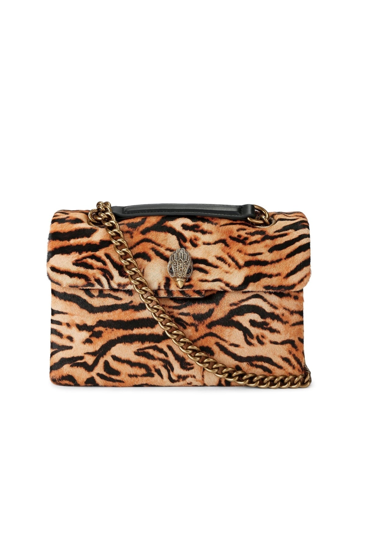 KURT GEIGER LONDON 5021546189K LEATHER KENSINGTON BAG en color ANIMAL PRINT (1)