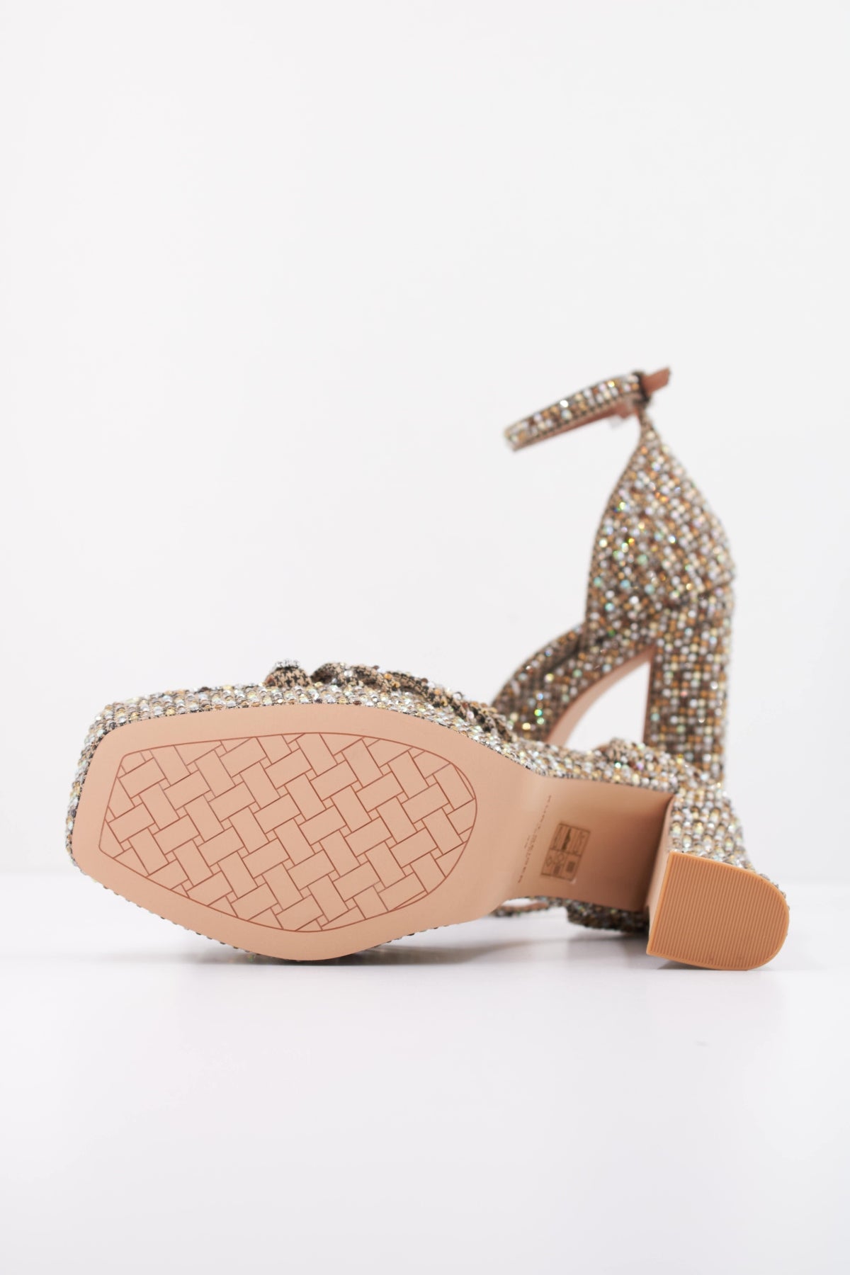 KURT GEIGER LONDON 5850843609K CRYSTAL STRAP PLATFORM en color BRONCE (5)