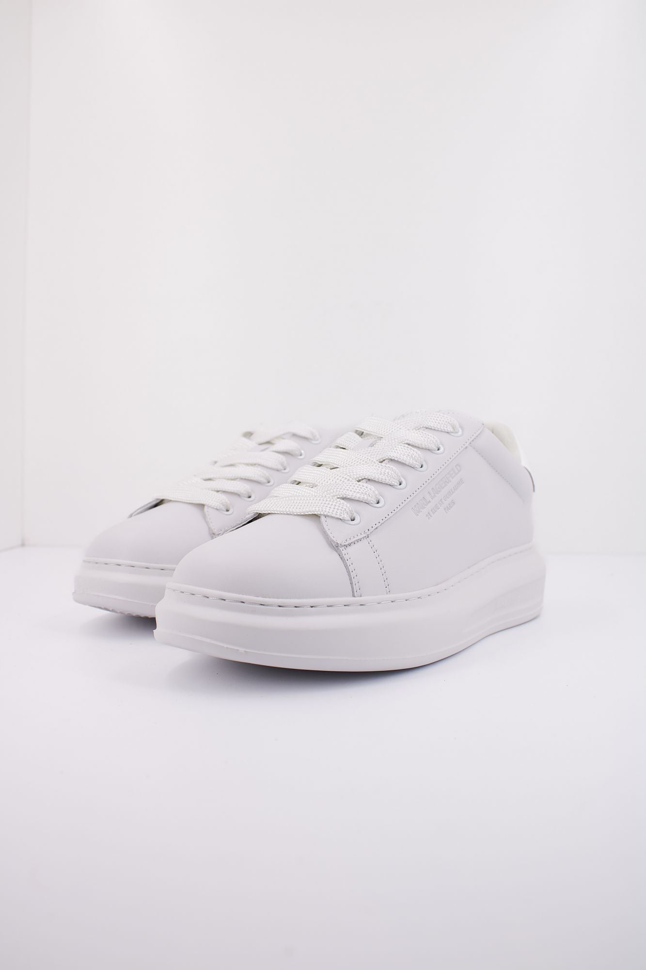 KARL LAGERFELD KAPRI MENS PYTHON TAB RSG L en color BLANCO (2)