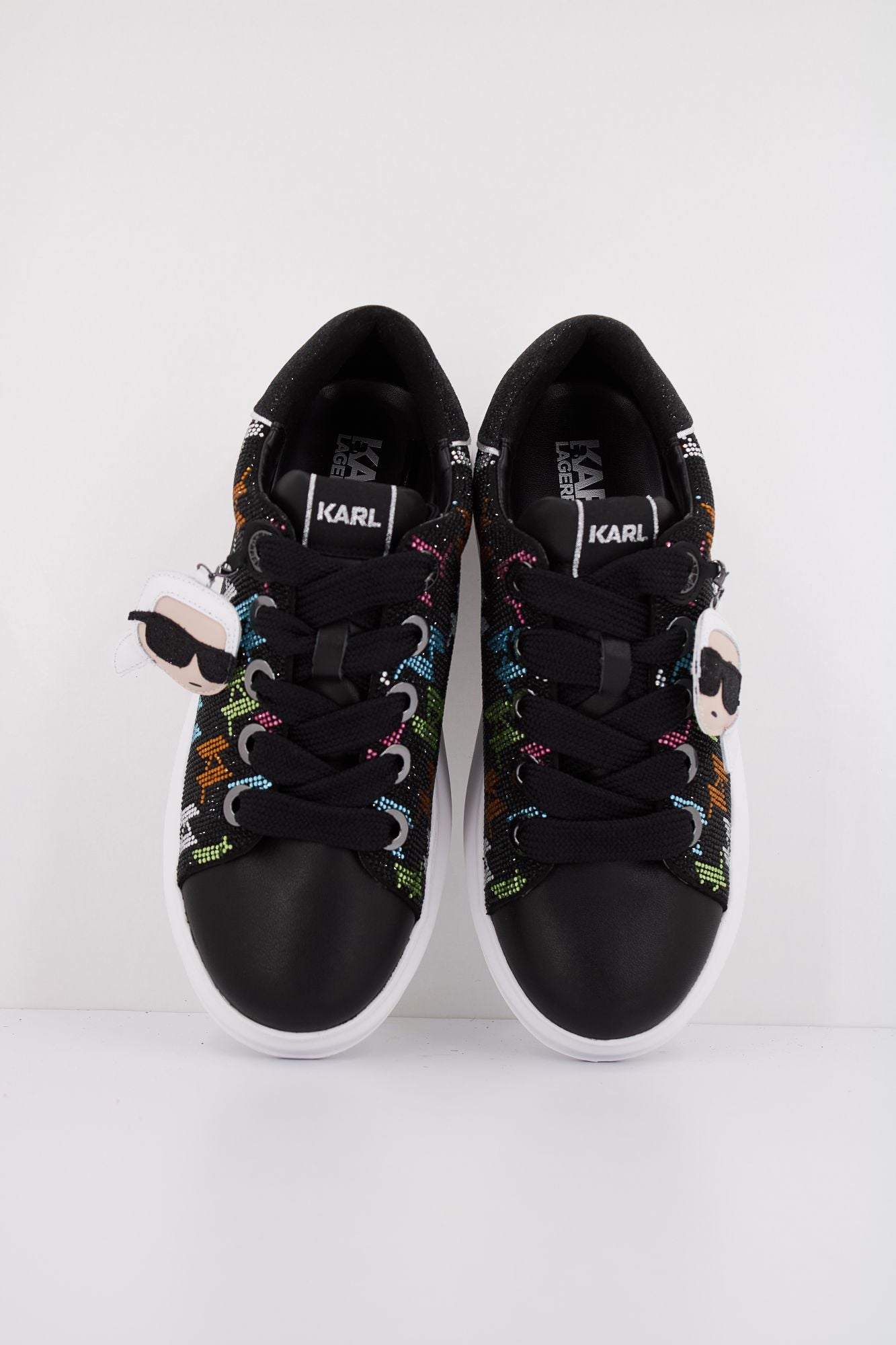 KARL LAGERFELD  KAPRI NFT PENDANT RHINESTO en color NEGRO (3)