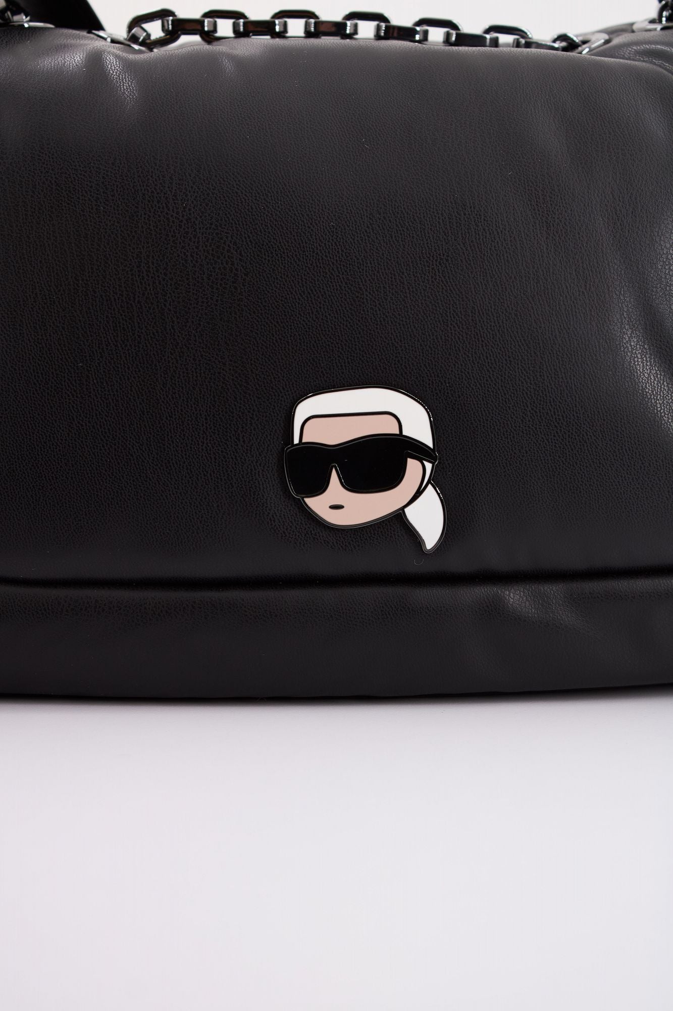 KARL LAGERFELD K/IKONIK 2.0 PUFFY PU SHB en color NEGRO (4)