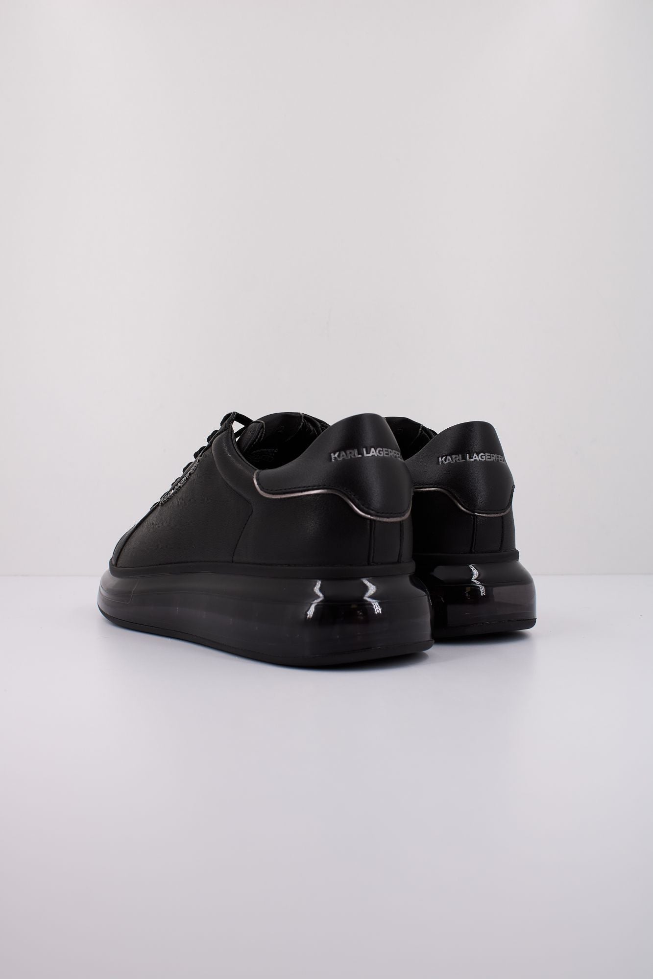KARL LAGERFELD KAPRI KUSHION LO LACE LTHR en color NEGRO (4)