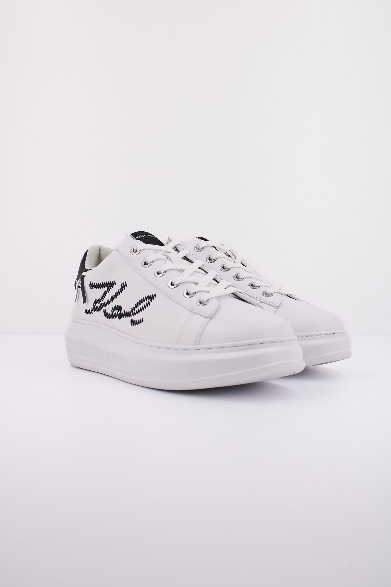 KARL LAGERFELD KAPRI WHIPSTITCH LO LACE en color BLANCO (2)