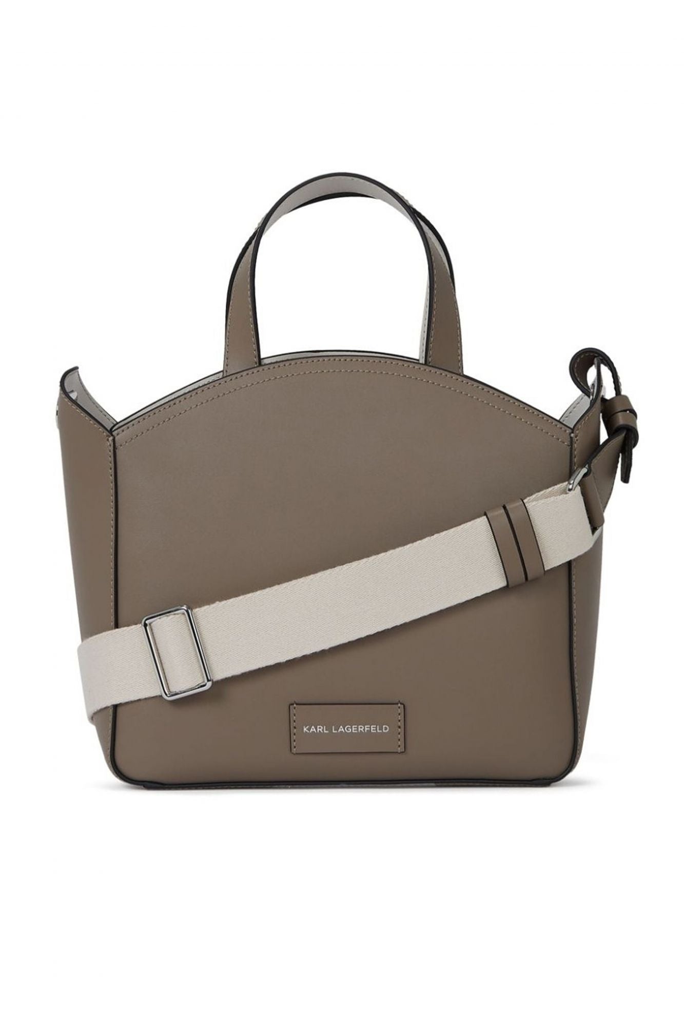 KARL LAGERFELD CIRCLE SM TOTE PERFORATED en color BEIS (2)