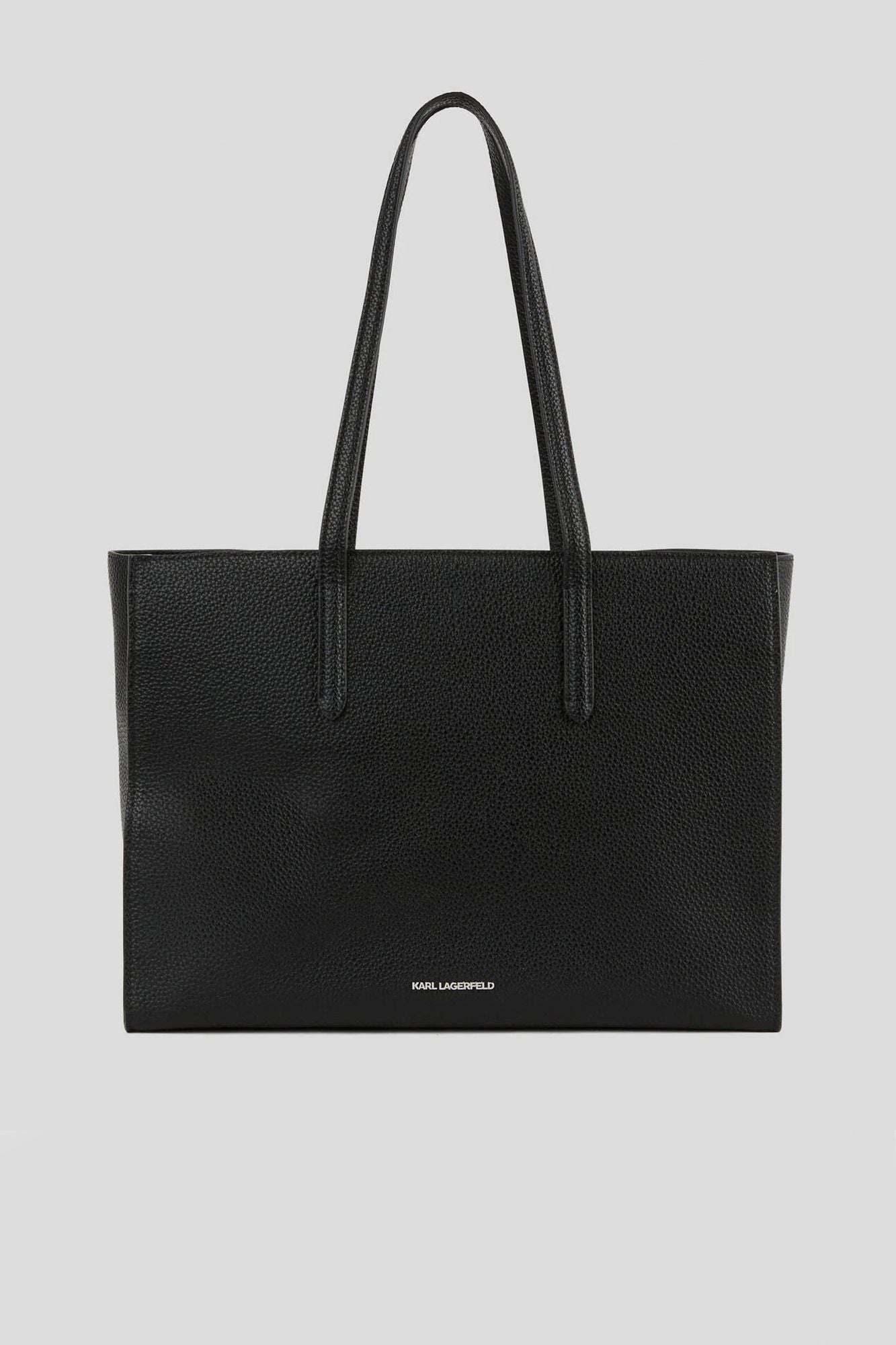 KARL LAGERFELD  IKON PEBBLE LG TOTE en color NEGRO (2)