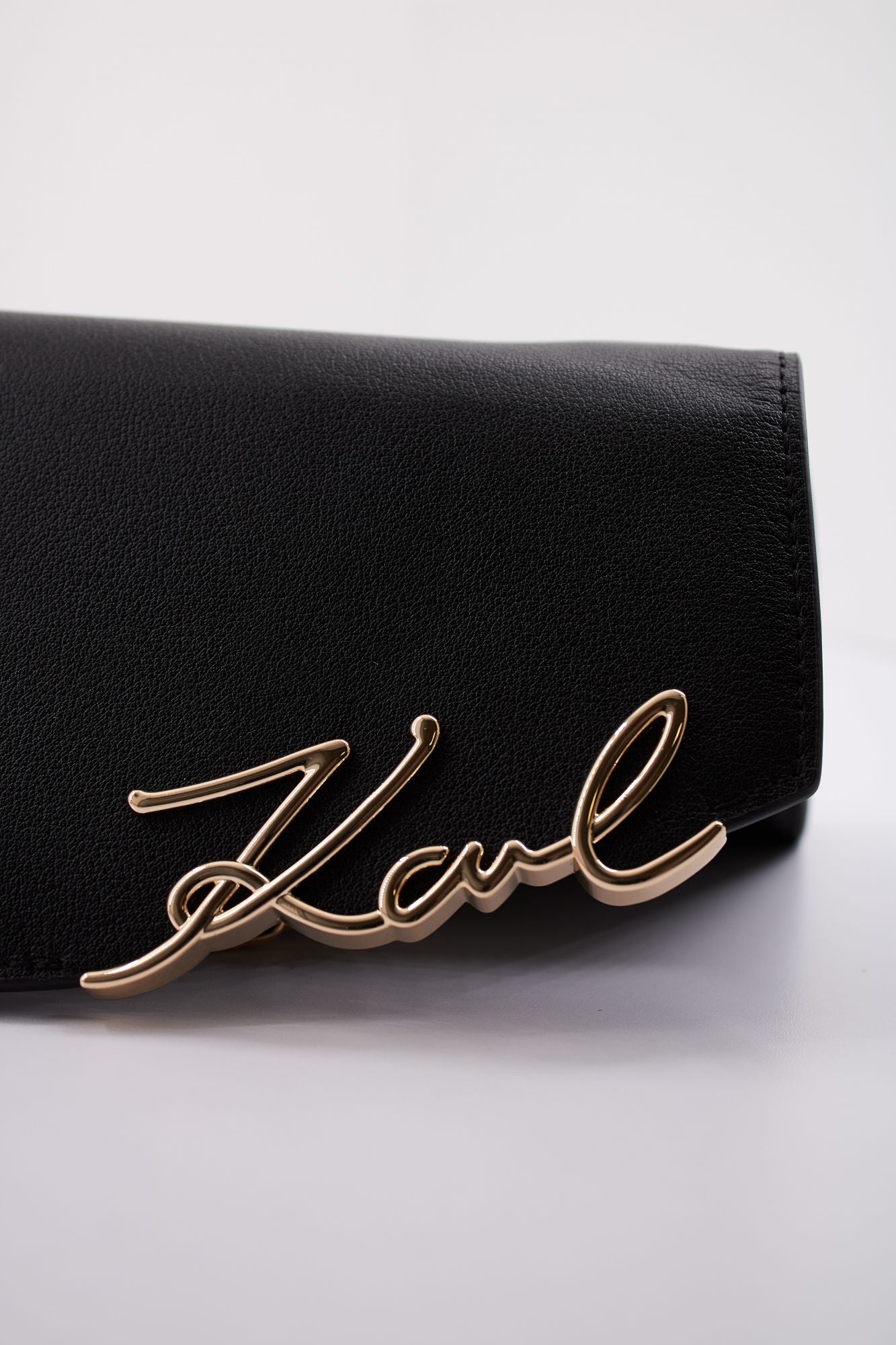 KARL LAGERFELD SIGNATURE CB WALLET GP en color NEGRO (4)