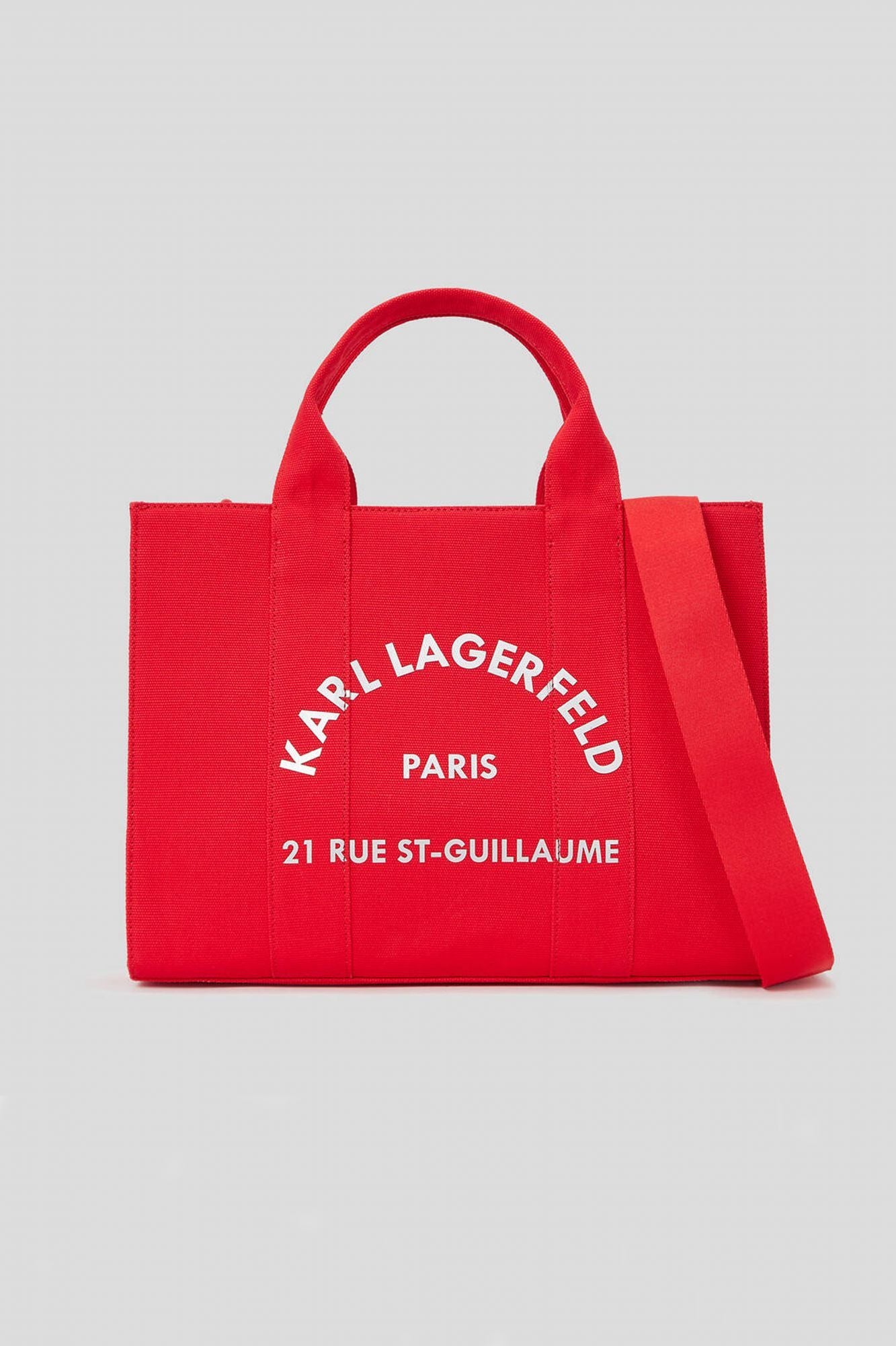 KARL LAGERFELD  RSG SQUARE MEDIUM TOTE en color ROJO (1)